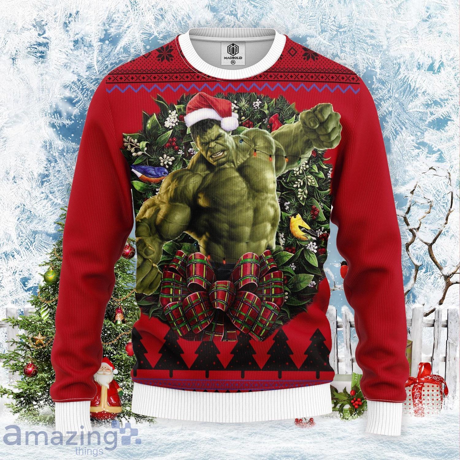 Hulk ugly 2024 christmas sweater