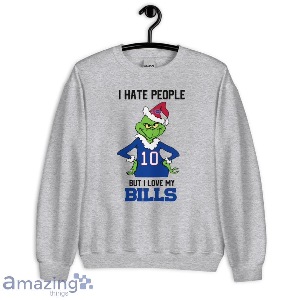 I Hate People But I Love My Bill Christmas Shirt image I Hate People But I Love My Bill Christmas Shirt - Unisex Heavy Blend Crewneck Sweatshirt