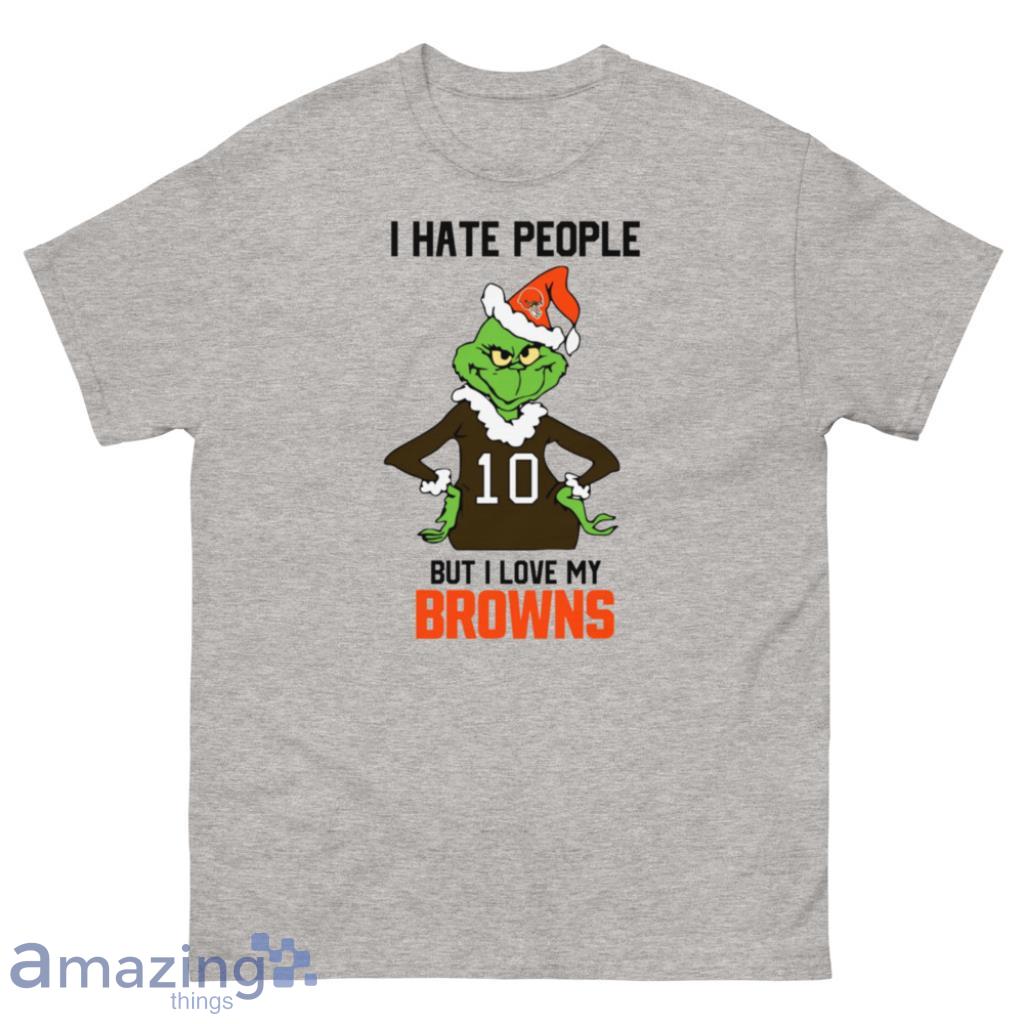 I Hate People But I Love My Browns Christmas Shirt - 500 Men’s Classic Tee Gildan