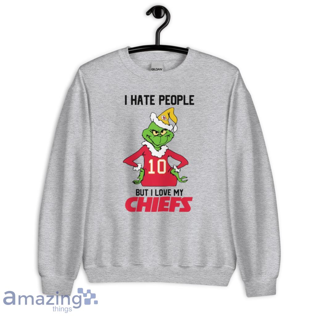 I Hate People But I Love My Chiefs NFL Christmas Shirt