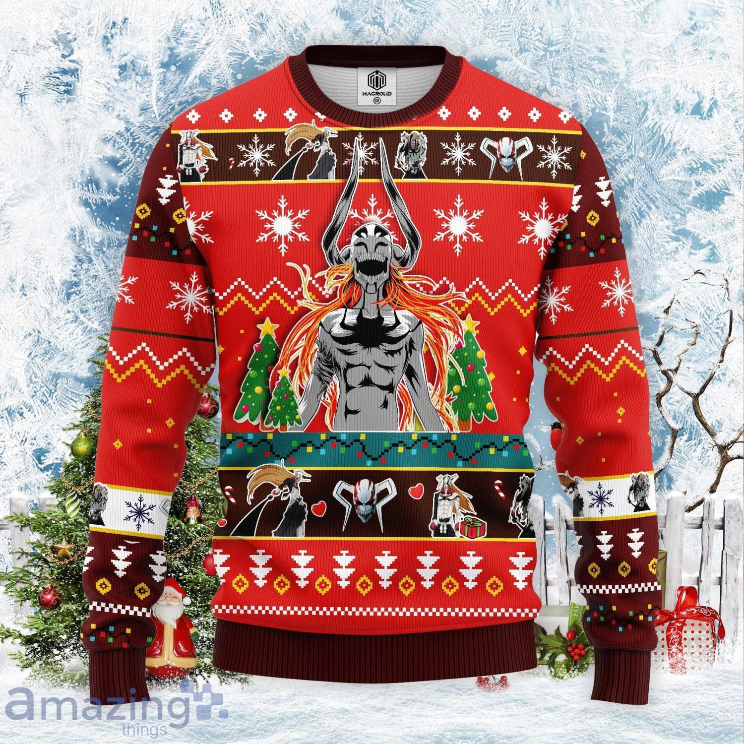 bleach ugly christmas sweater