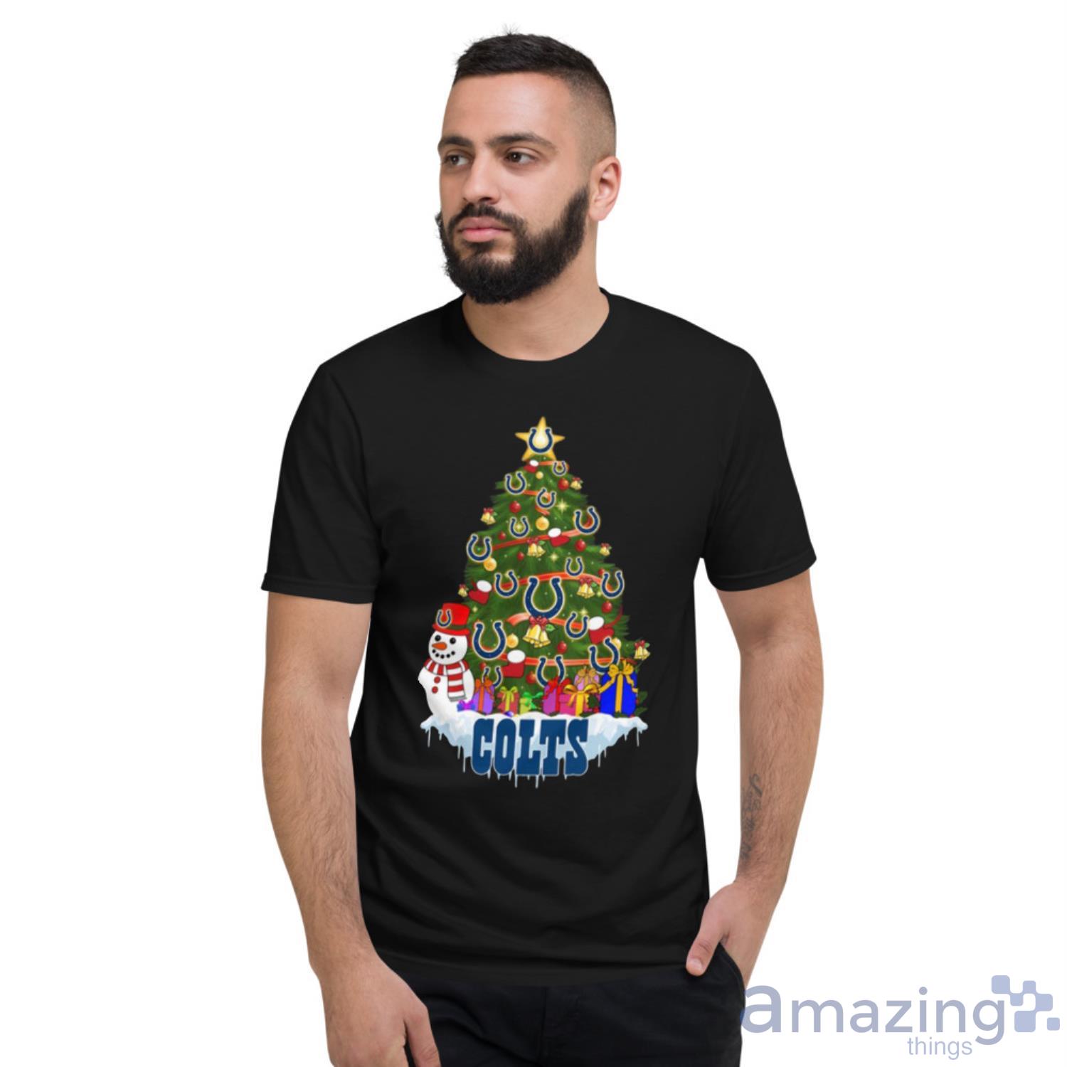 Indianapolis Colts Merry Christmas Nfl Football Sports Shirt image Indianapolis Colts Merry Christmas Nfl Football Sports Shirt - Short Sleeve T-Shirt