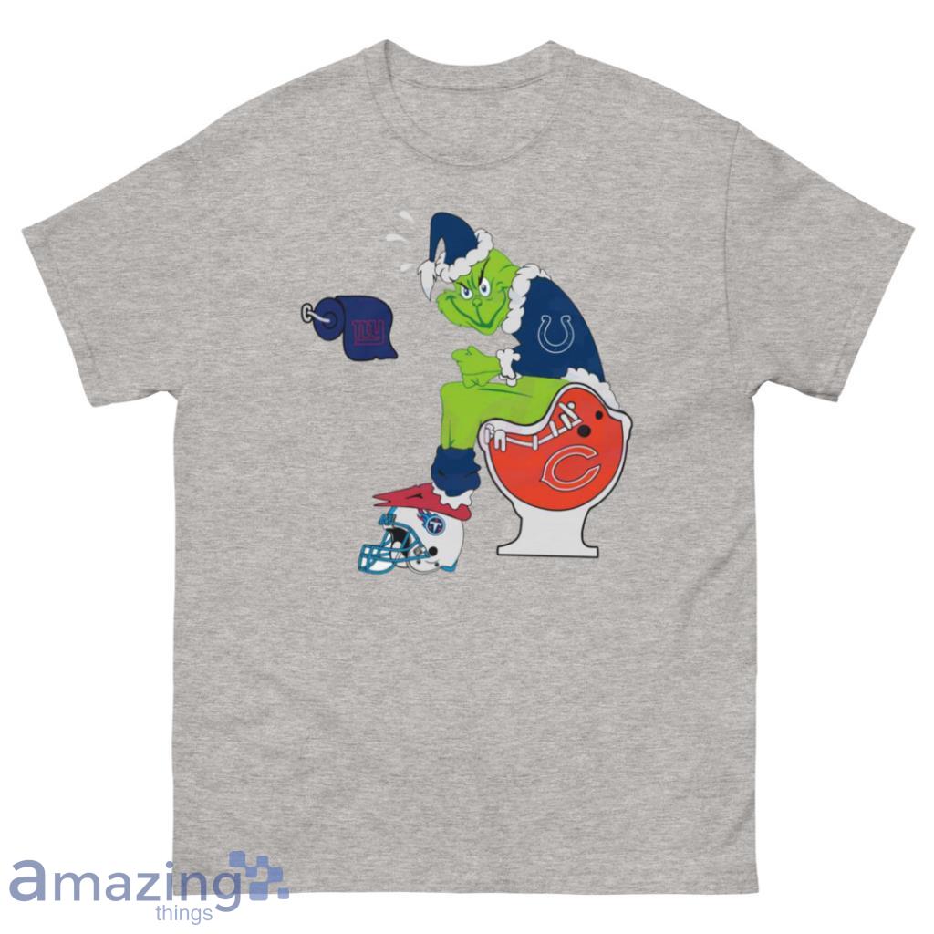 Indianapolis Colts NFL Santa Grinch Toilet Football Team Christmas Shirt - 500 Men’s Classic Tee Gildan