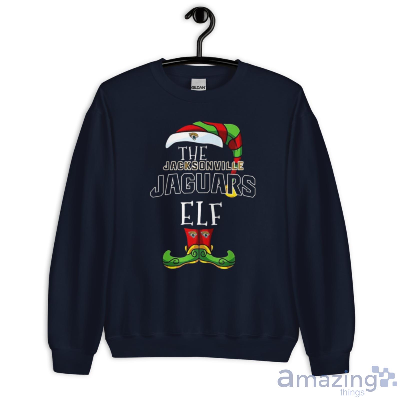 Jacksonville Jaguars Christmas Jumper Graphic Crew Sweatshirt - Mens