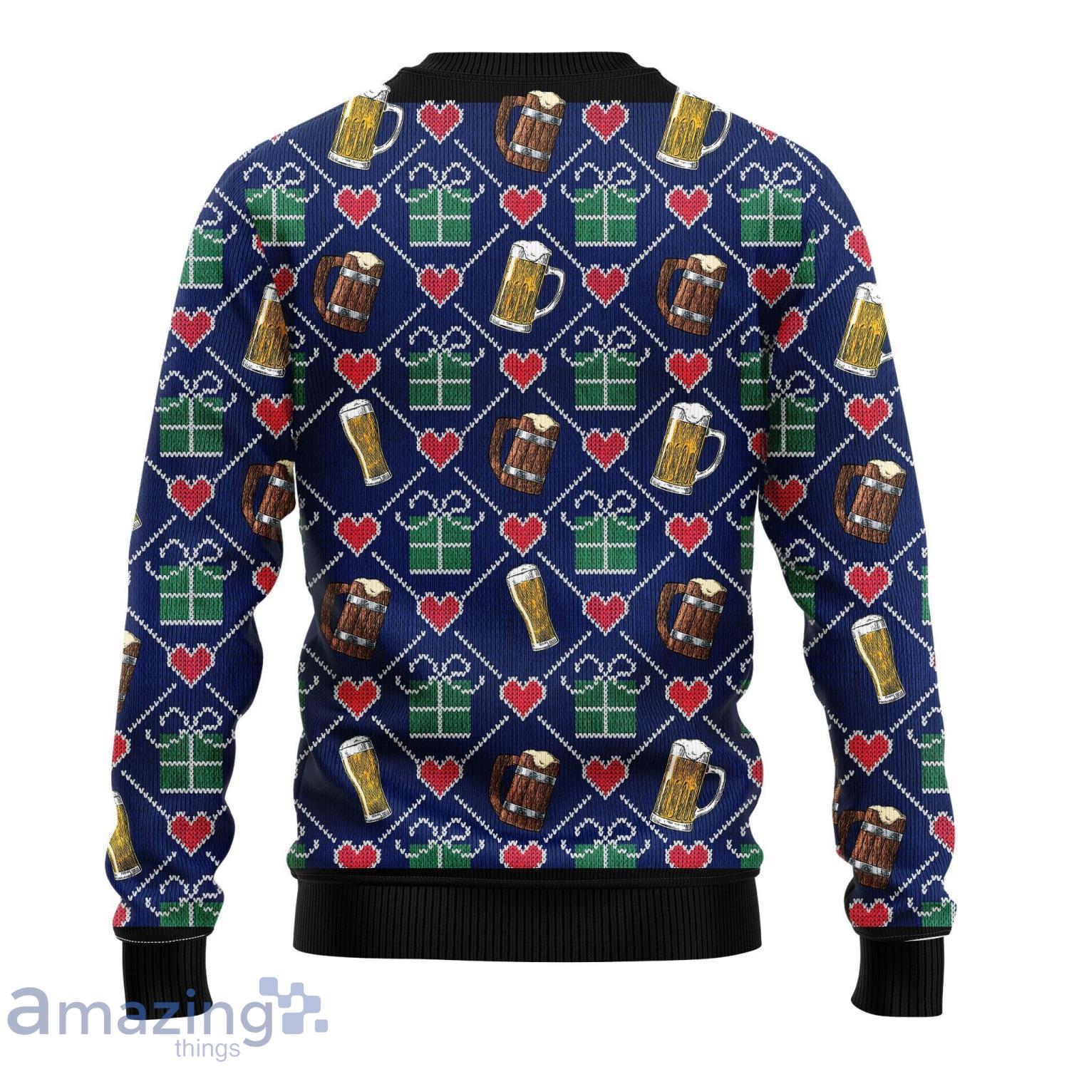 Jingle Beer Cute Christmas Gift Ugly Christmas Sweater image Jingle Beer Cute Christmas Gift Ugly Christmas Sweater Product Photo 2