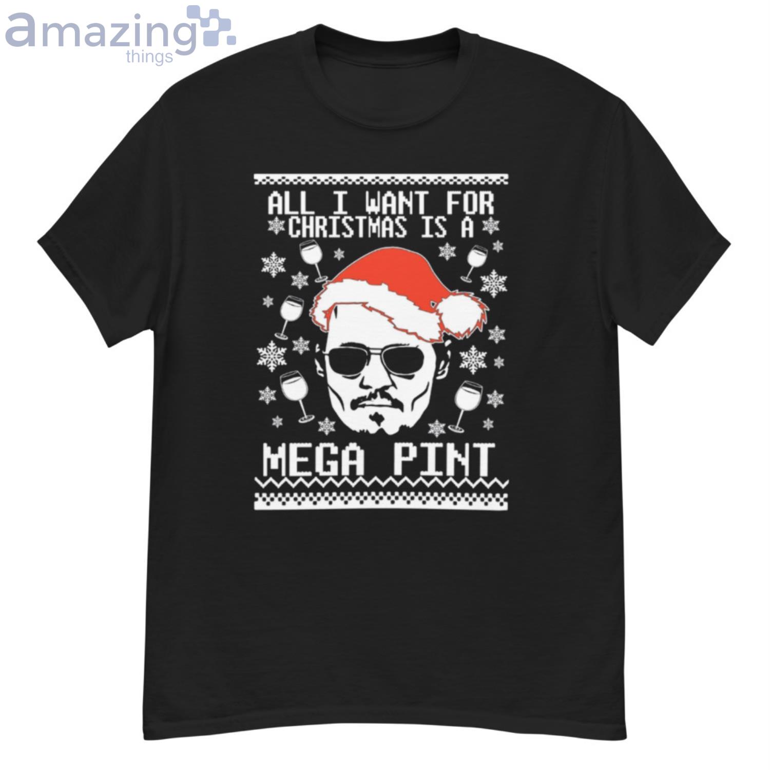 Johnny Depp Christmas Shirt Unisex Sweatshirt Mega Pint Product Photo 1