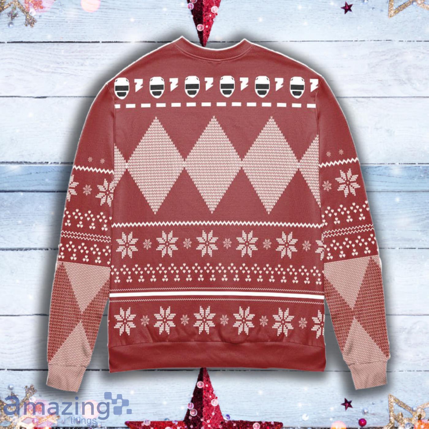 Jurassic Park Logo Snowflake 3D Print Christmas Ugly Sweater Product Photo 1