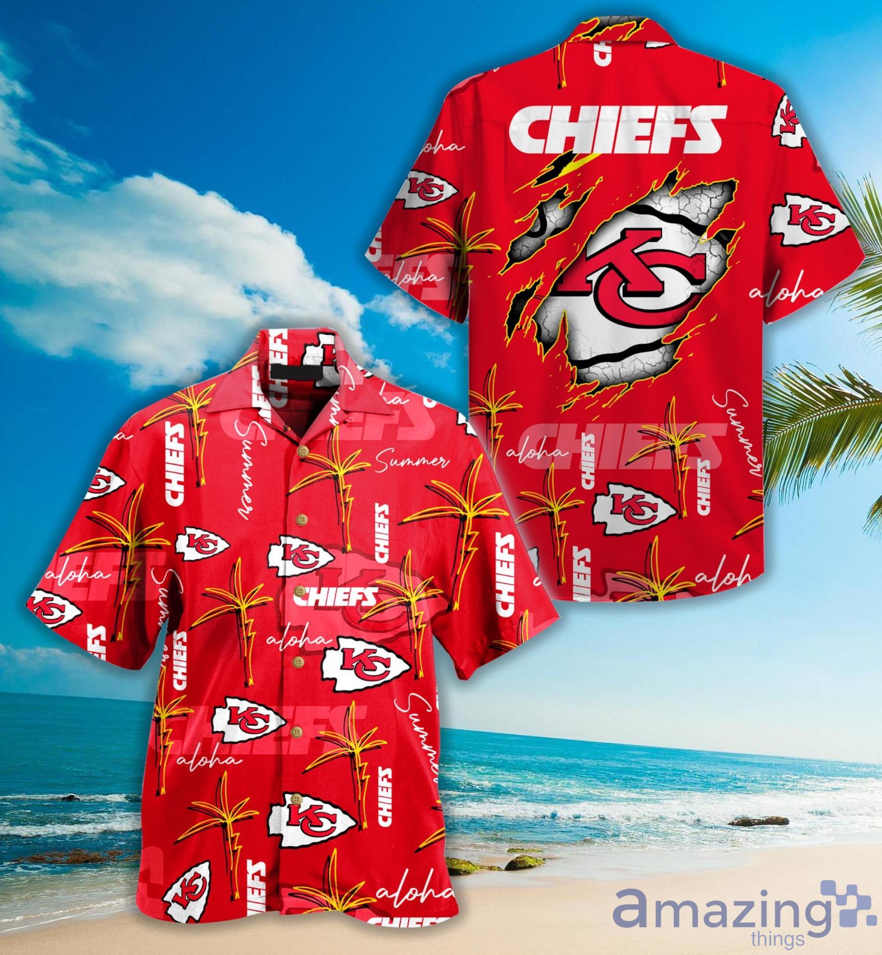 Kansas City Chiefs Nfl Tommy Bahama Hawaiian Shirt And Short Set