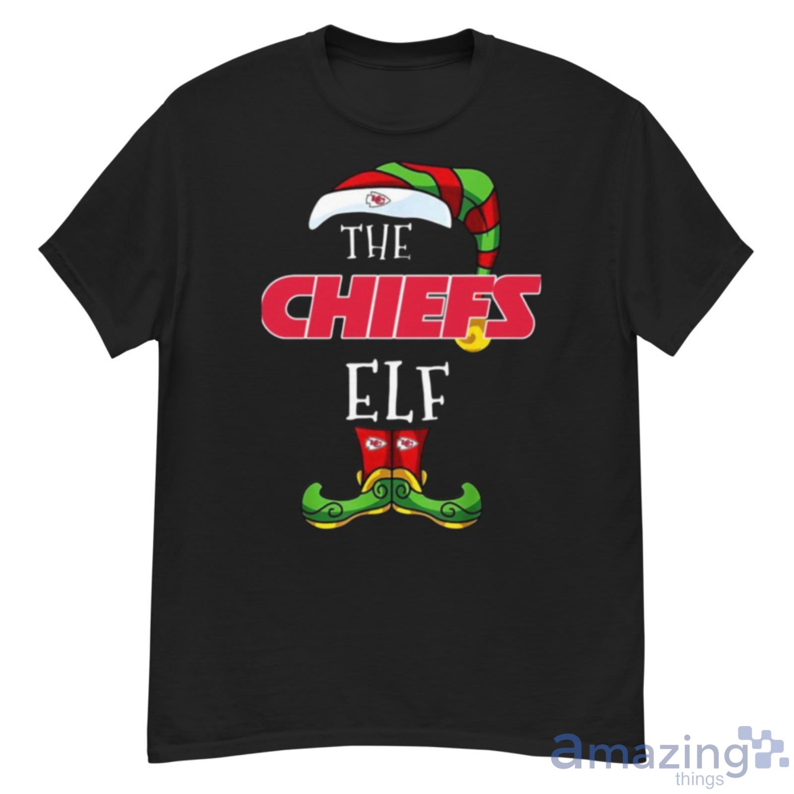 Kansas City Chiefs Christmas Elf Funny Nfl Shirt - G500 Men’s Classic T-Shirt