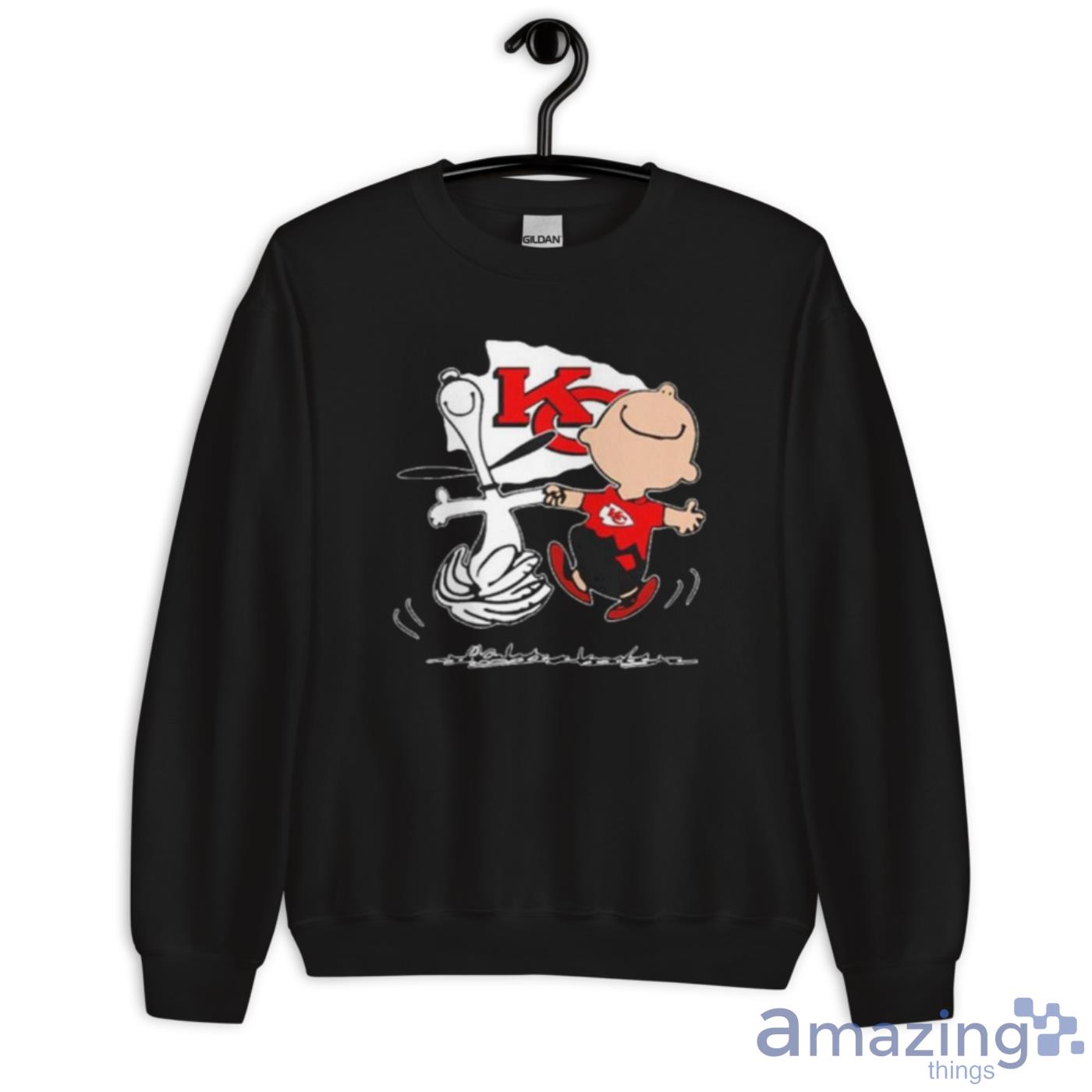 Charlie Brown & Snoopy: Kansas City Chiefs T-Shirt - TeeNaviSport