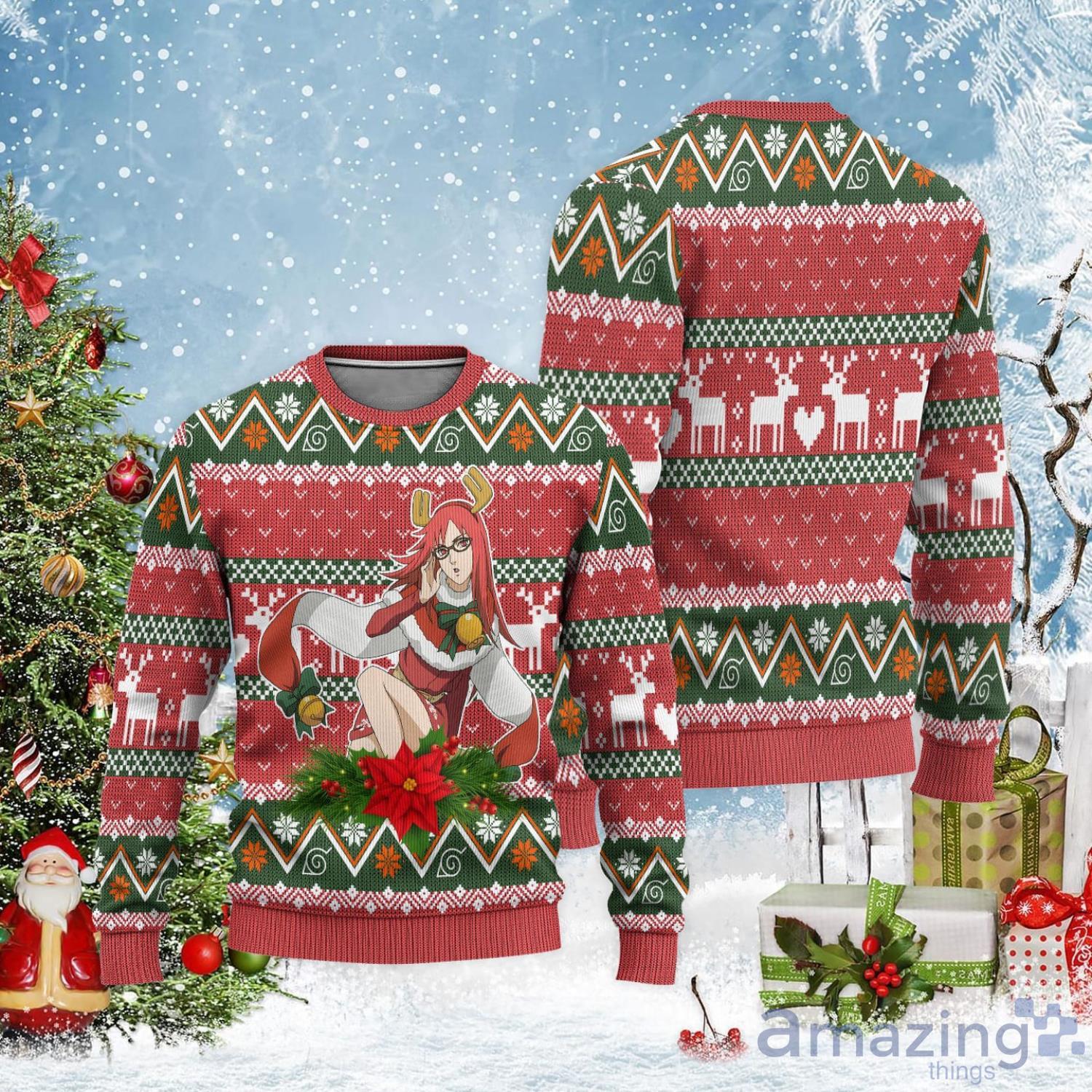 Karin Ugly Christmas Sweater Naruto Christmas Gift For Anime Lover Product Photo 1