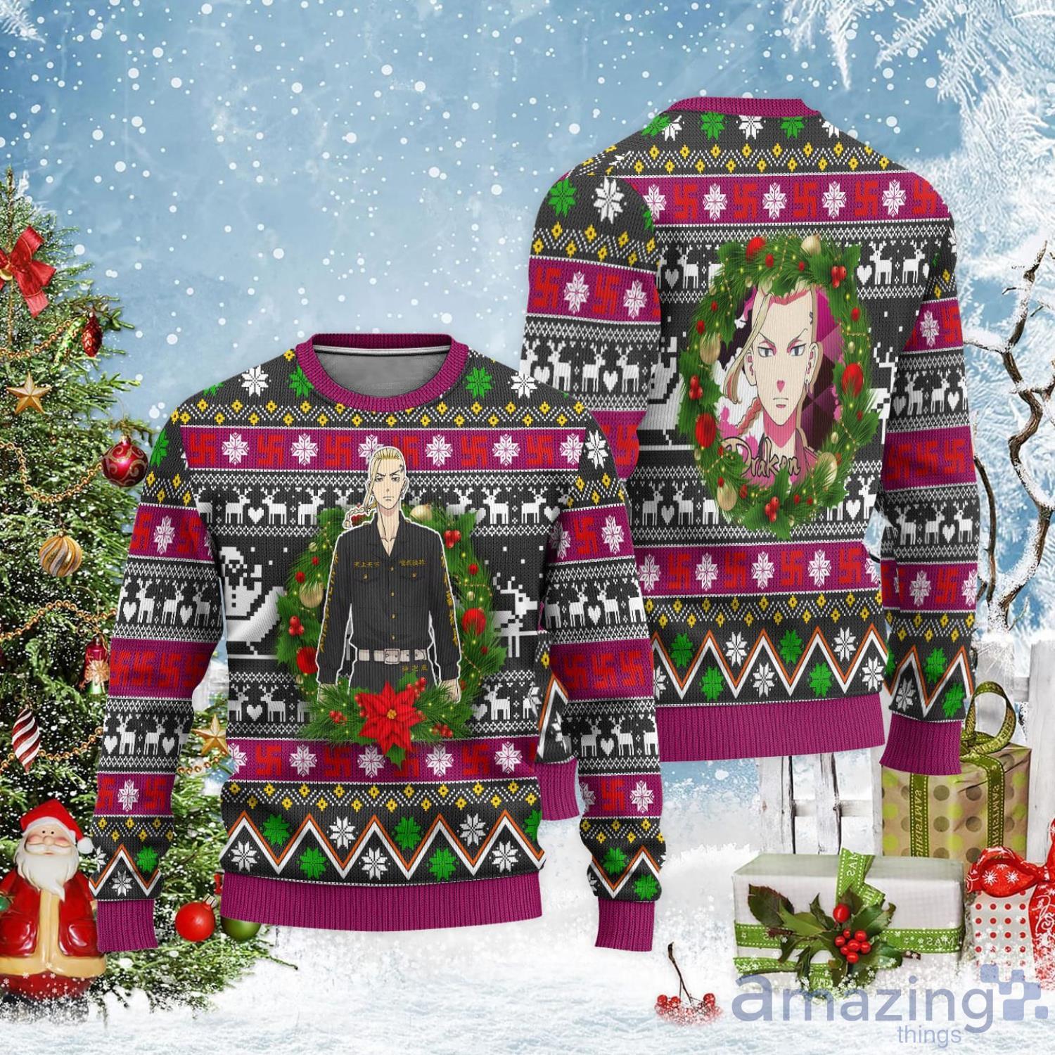 Ken Draken Fans Tokyo Revengers Ugly Christmas Sweater Product Photo 1