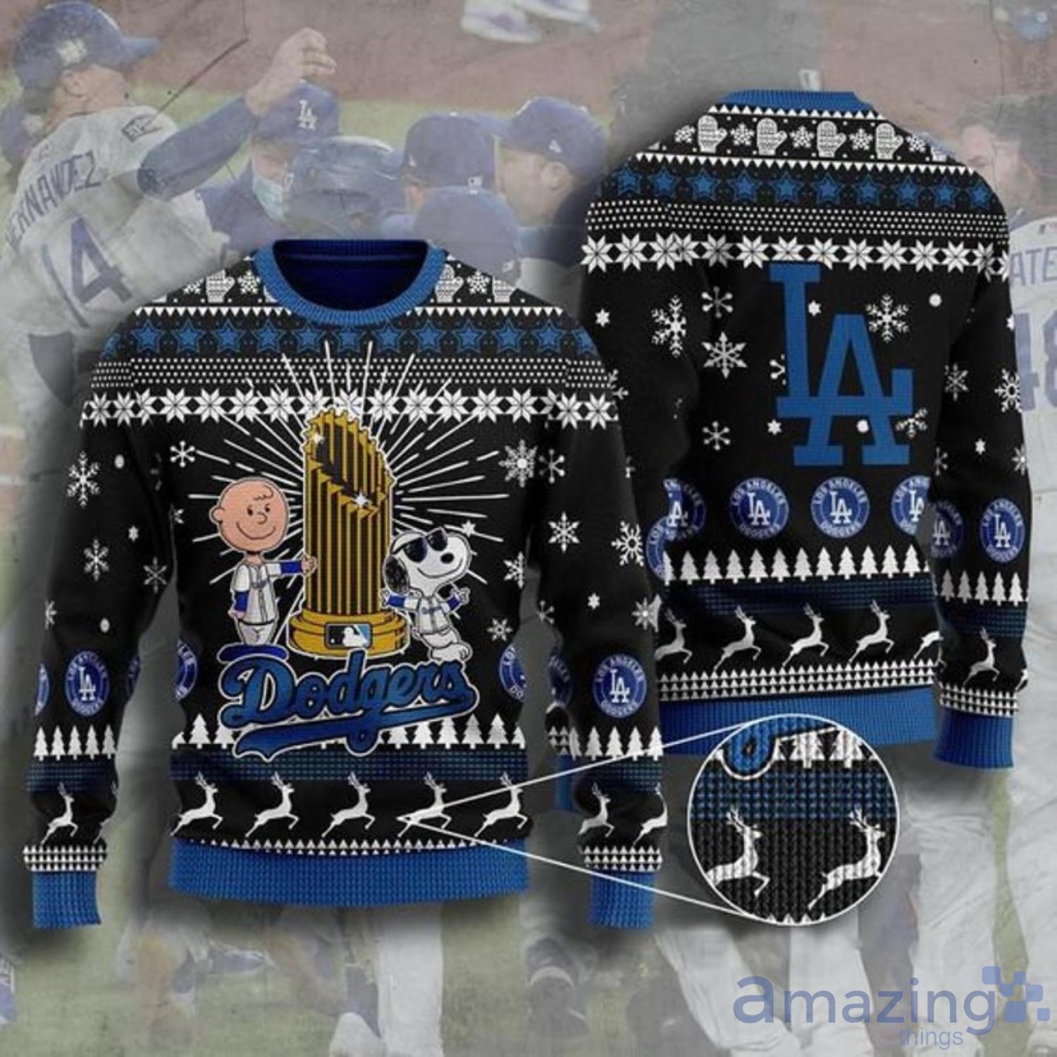 LA Dodgers Ugly Christmas Sweater