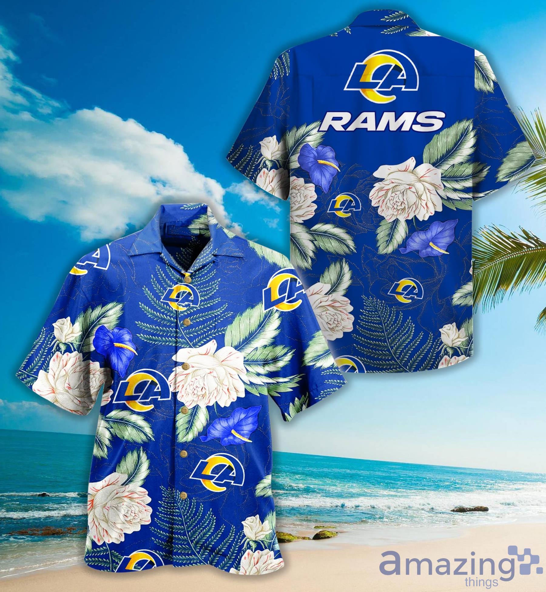 La Rams Hawaiian Shirt For Fans Product Photo 1