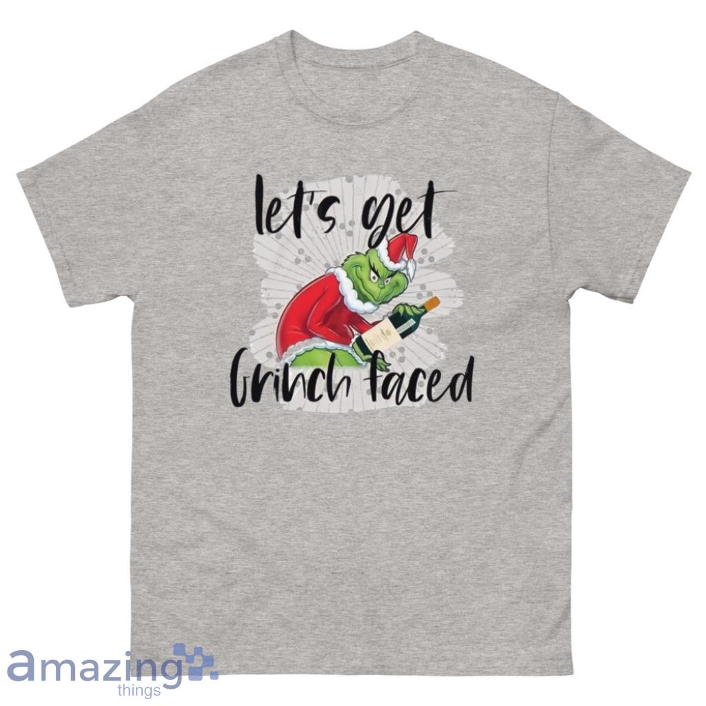 Let's Get Grinch Face Christmas Shirt - 500 Men’s Classic Tee Gildan