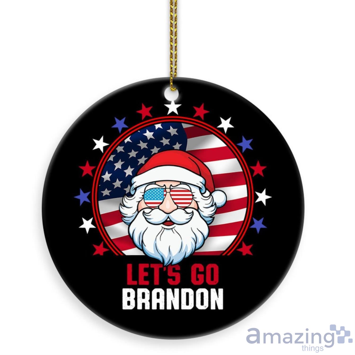 Let's Go Brandon 2022 Christmas Ornament Product Photo 1