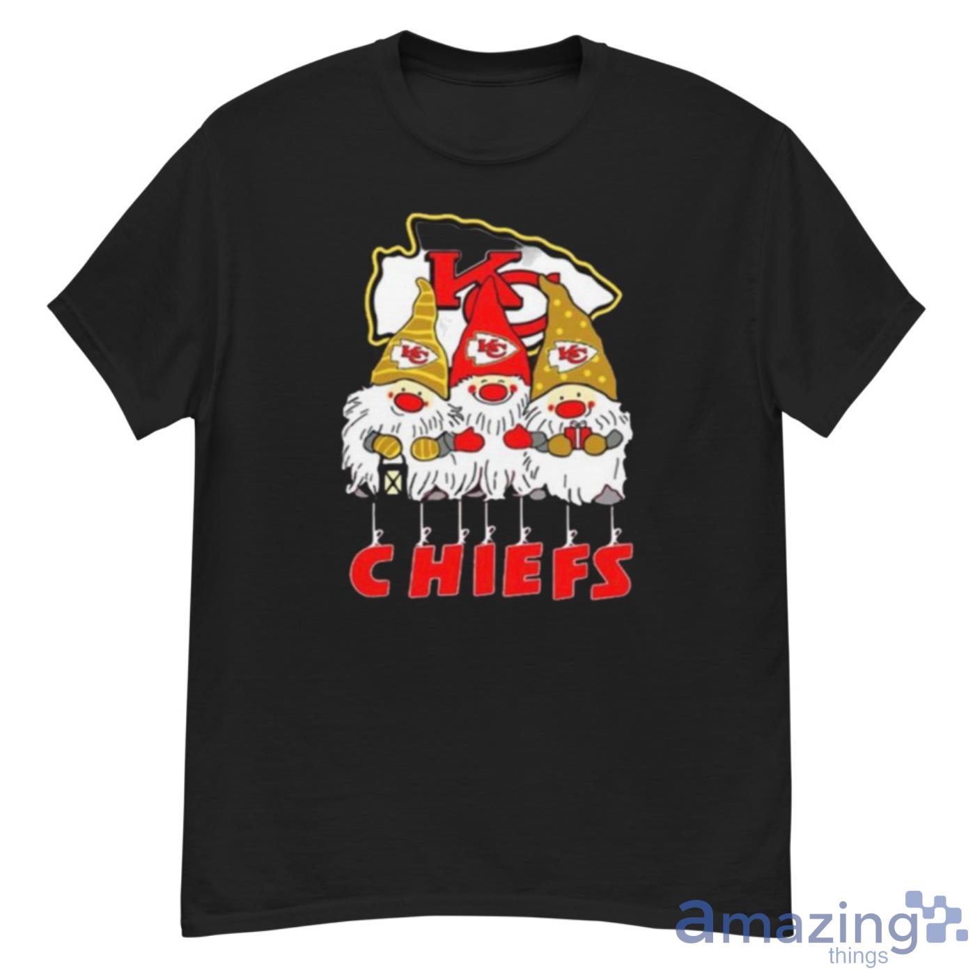 Gnomies Kansas City Chiefs Christmas T-Shirt - TeeNavi