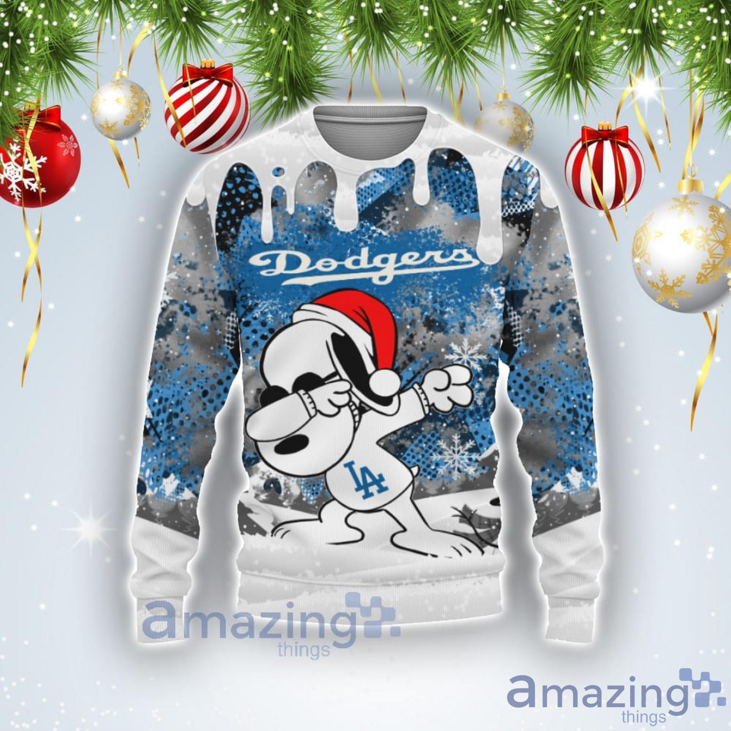 Los Angeles Dodgers Snoopy Lover Ugly Christmas Sweater