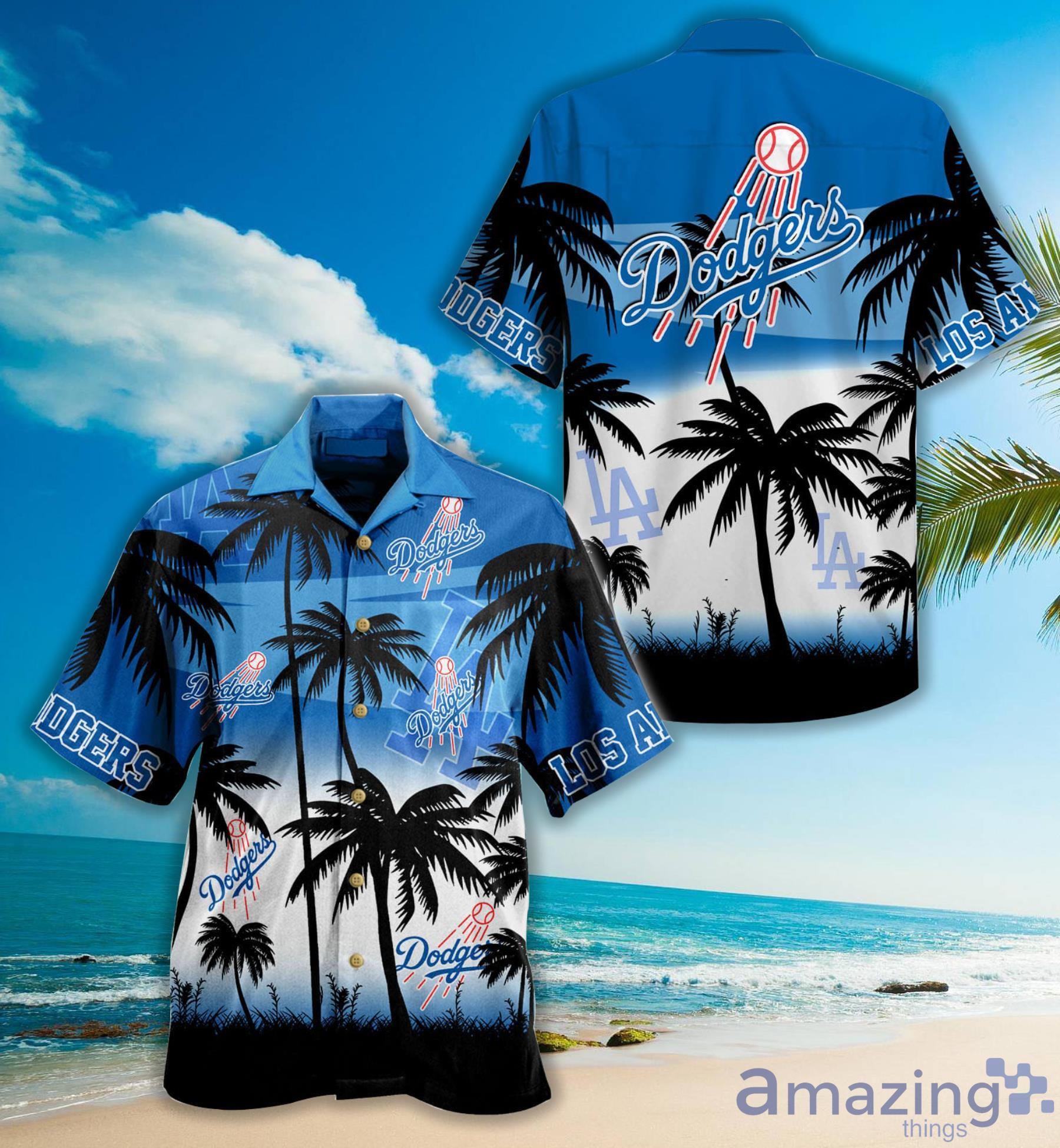 Los Angeles Dodgers Tropical Hawaiian Shirt For Fans Product Photo 1 Los Angeles Dodgers Tropical Hawaiian Shirt For Fans Product Photo 1