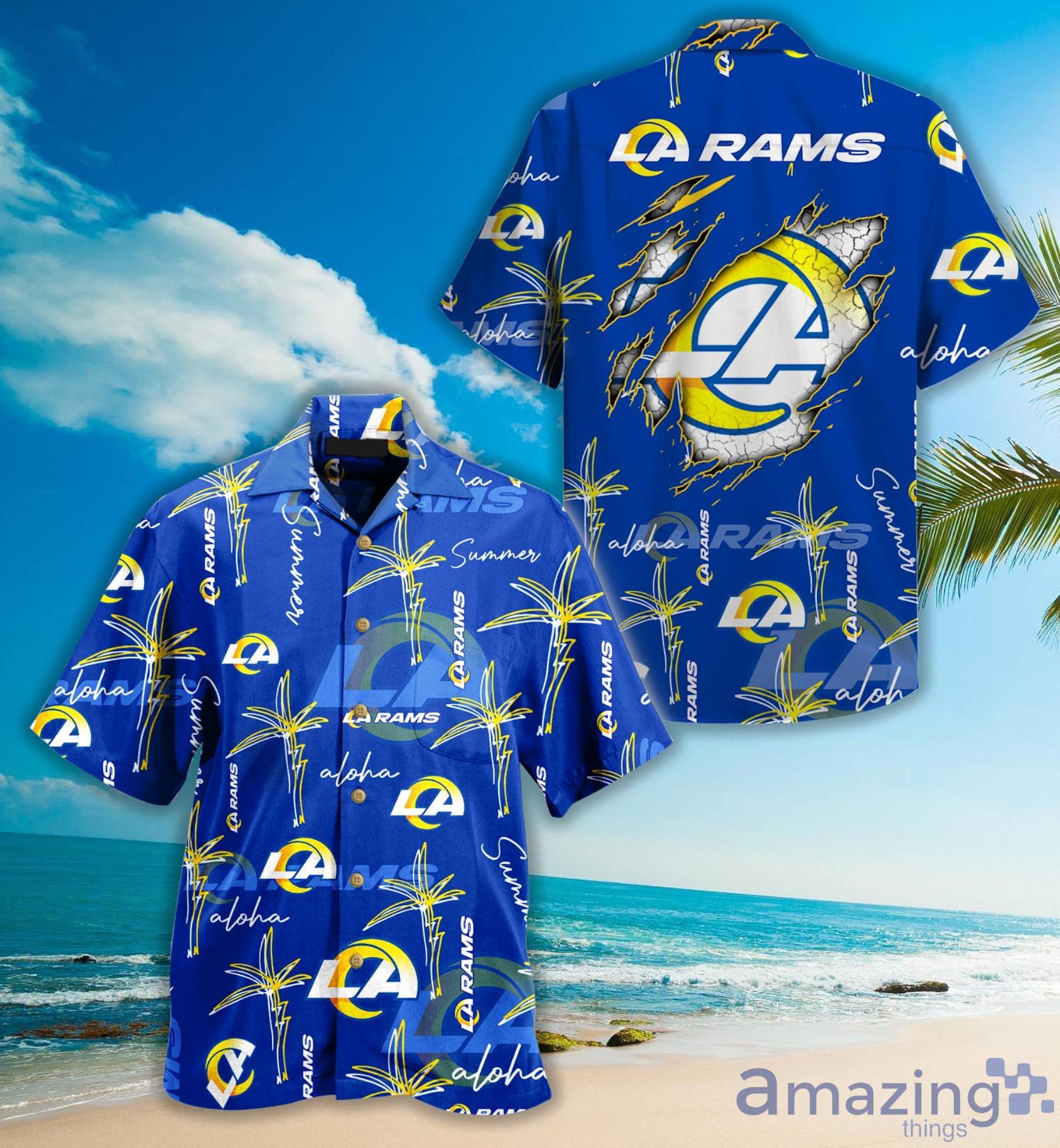 Los Angeles Rams NFL Palm On Elie Hawaiian Shirt, 41% OFF