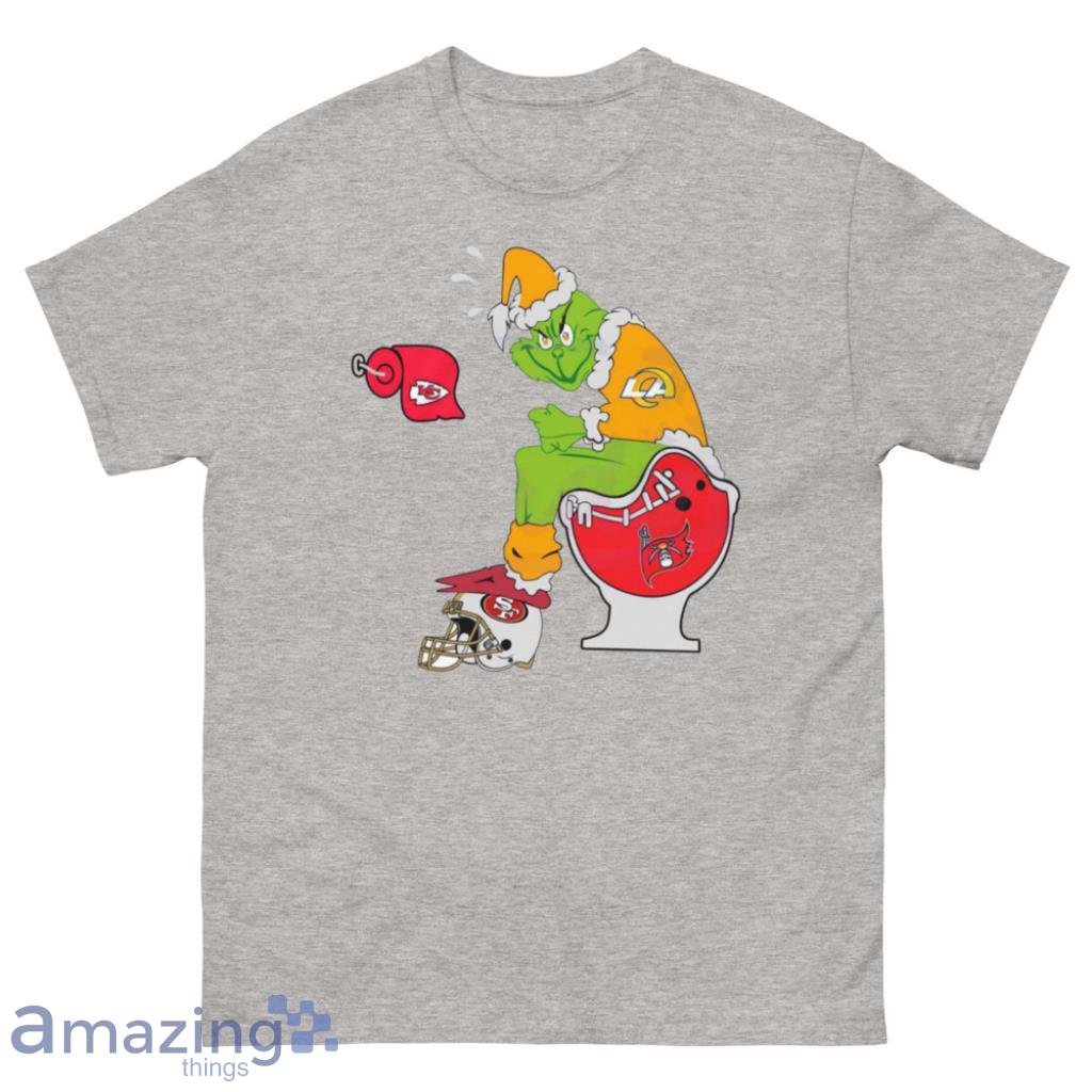 Los Angeles Rams NFL Santa Grinch Toilet Football Team Christmas Shirt - 500 Men’s Classic Tee Gildan