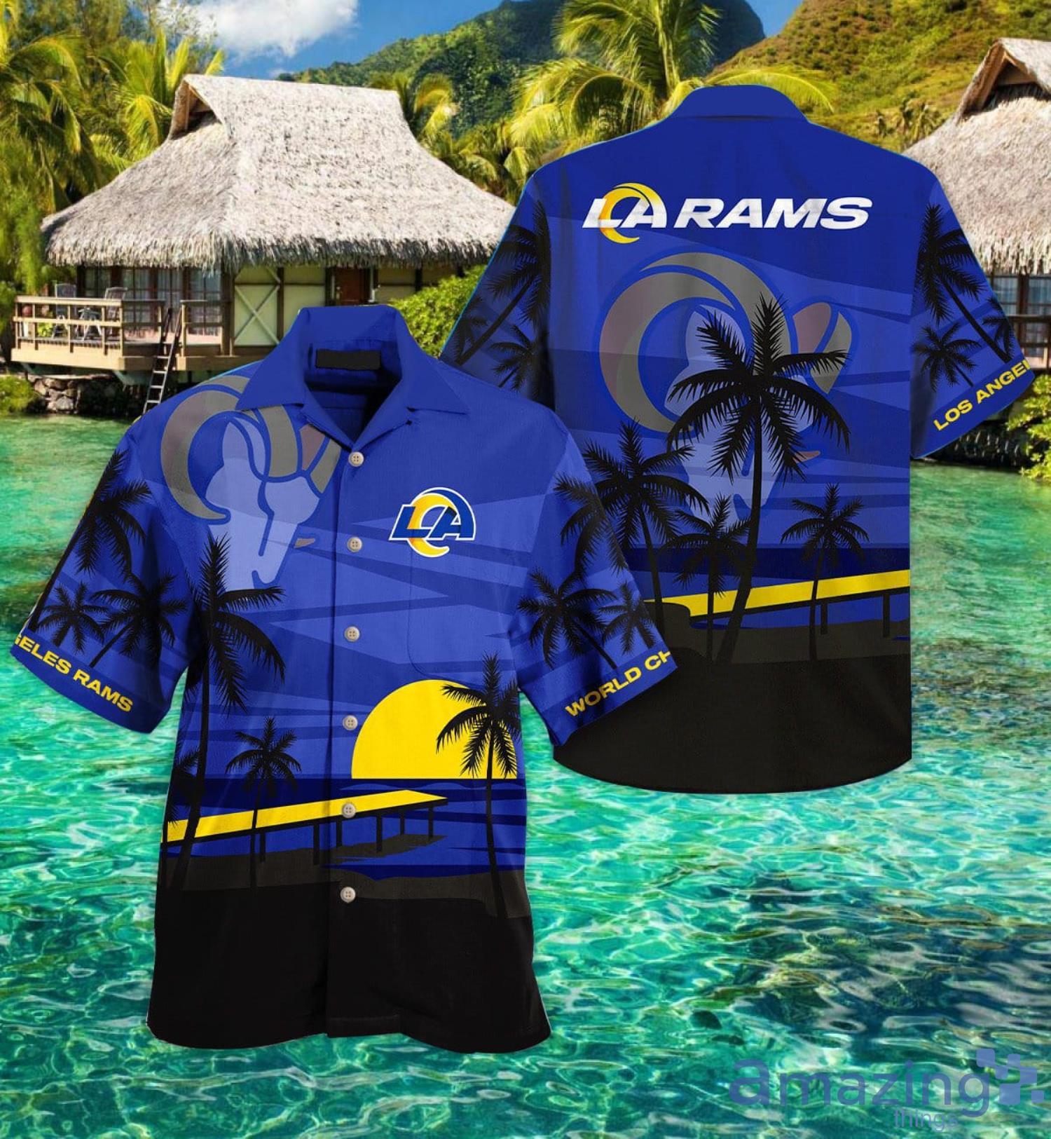 Los Angeles Rams Super Bowl Lvi Champions Hawaiian Shirt