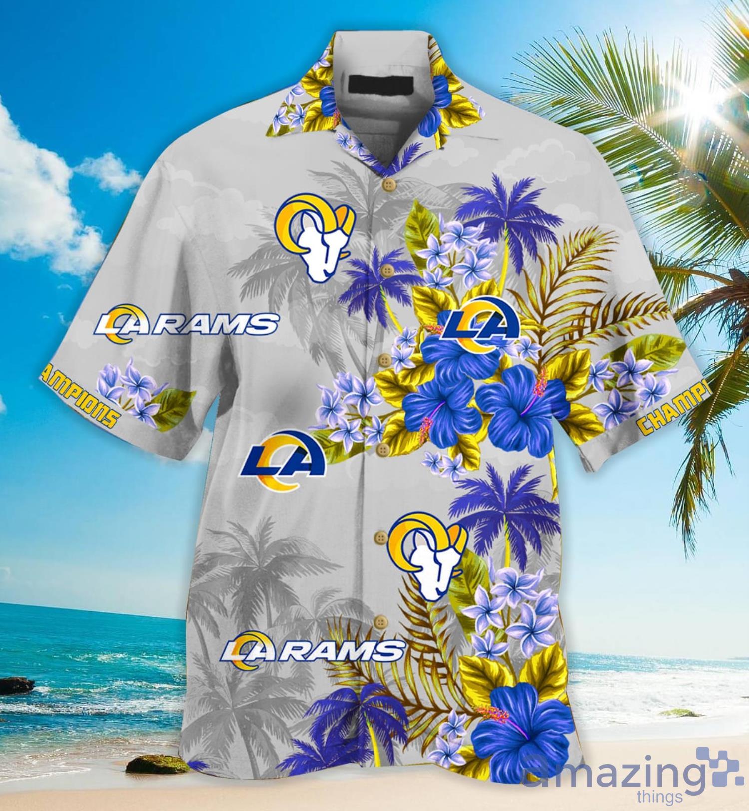 Los Angeles Rams Super Bowl Champions La Rams Tropical Flower