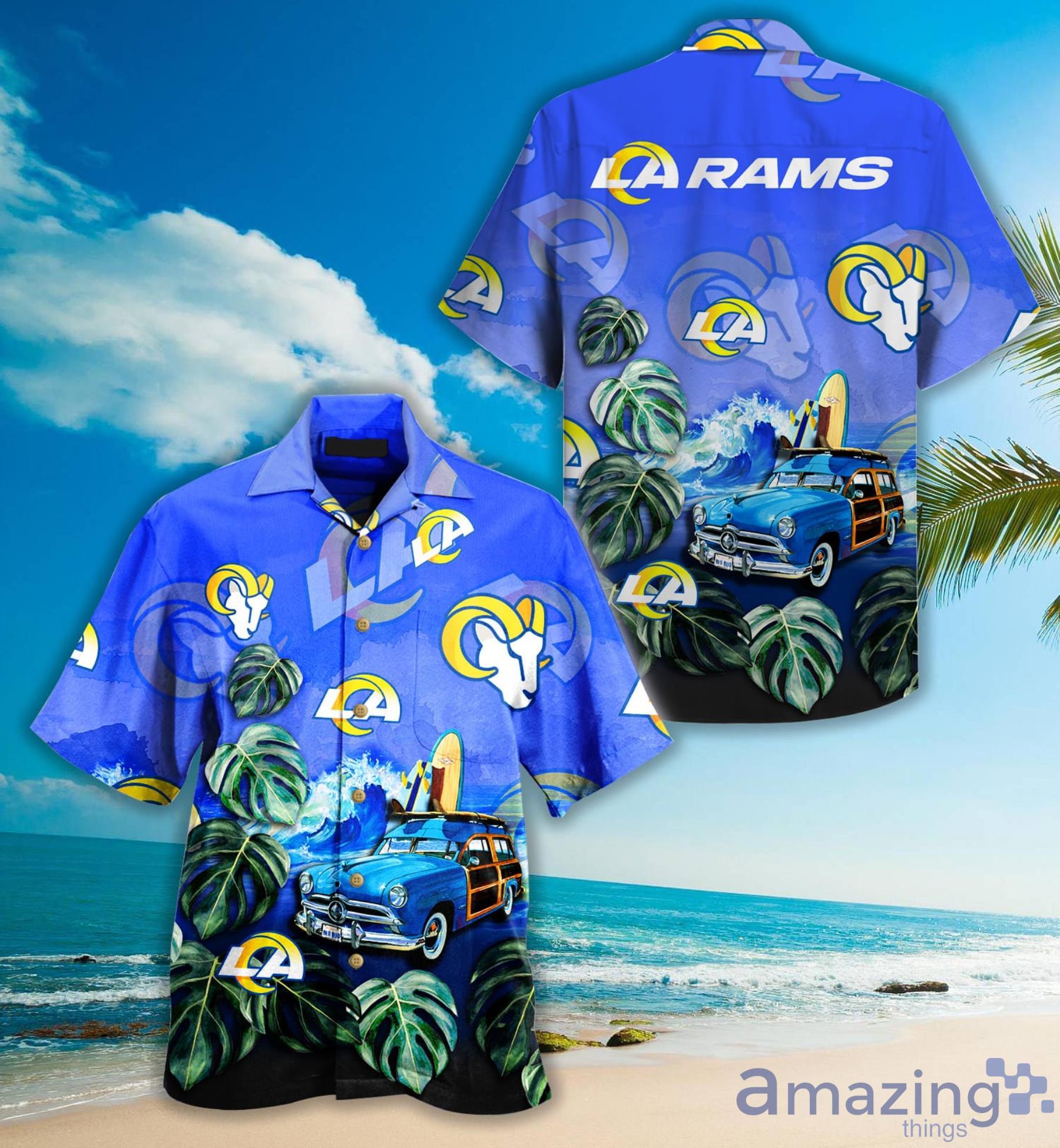 Nfl Los Angeles Rams Hawaiian Shirt Super Bowl Lvi 56 For Fans-1