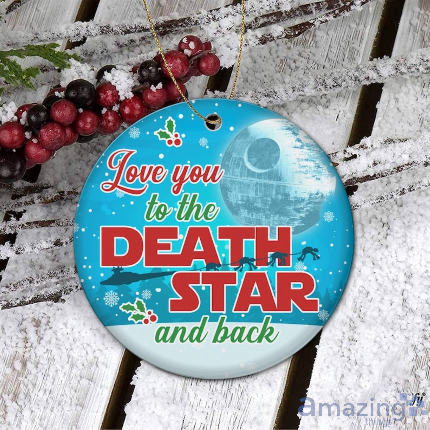 Love You To The Death Star Ornaments Death Star Christmas Ornament Product Photo 1 Love You To The Death Star Ornaments Death Star Christmas Ornament Product Photo 1