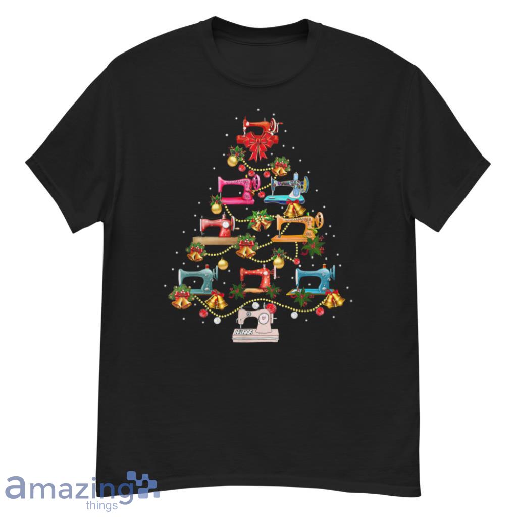 Machine Christmas Tree Sewing Lover Christmas Shirt image Machine Christmas Tree Sewing Lover Christmas Shirt Product Photo 2