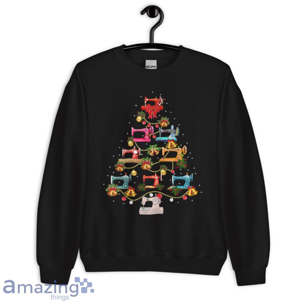 Machine Christmas Tree Sewing Lover Christmas Shirt image Machine Christmas Tree Sewing Lover Christmas Shirt Product Photo 6