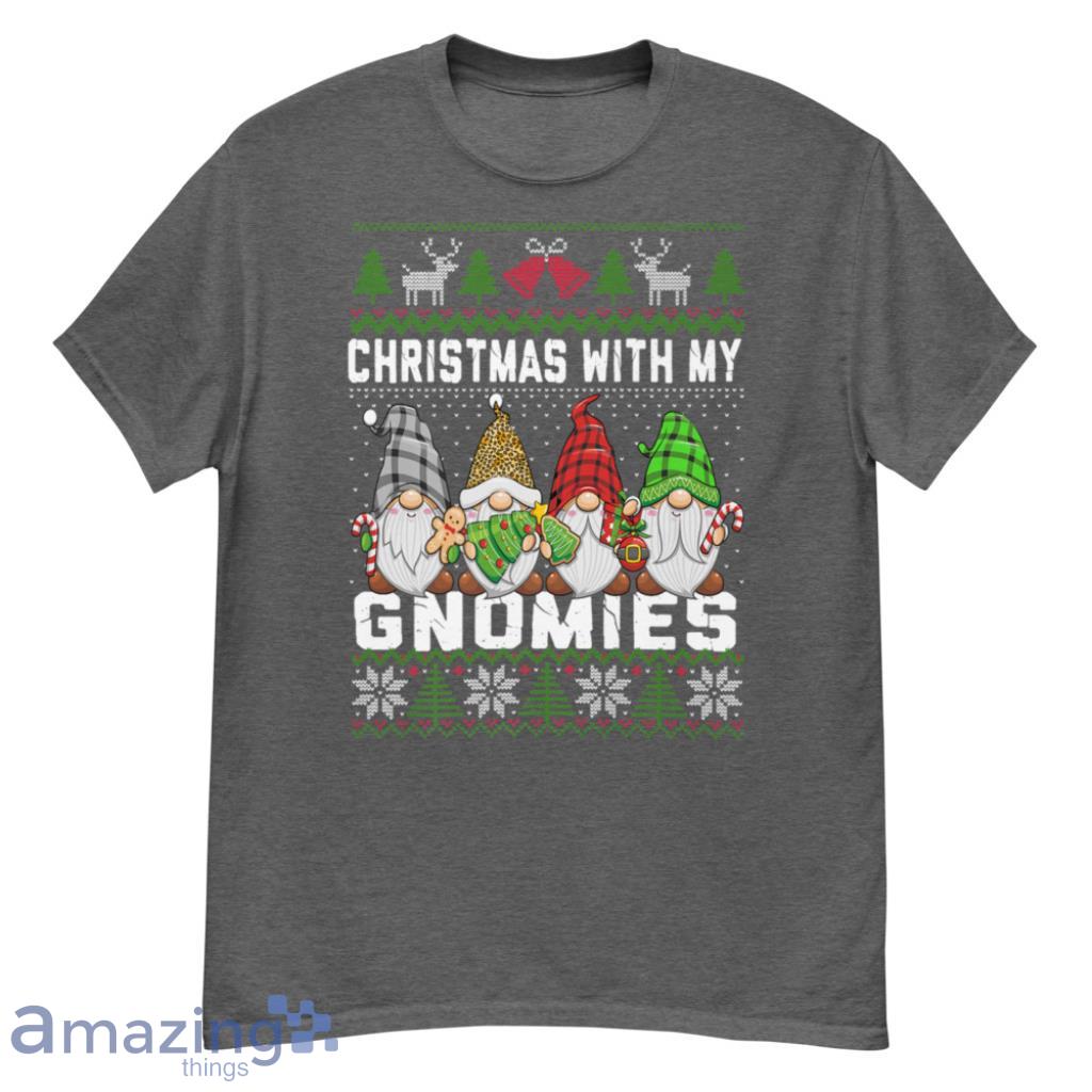 Merch_Christmas With My Gnomies Christmas Cute Gnomes Family Gifts Premium T-Shirt - G500 Men’s Classic T-Shirt-1