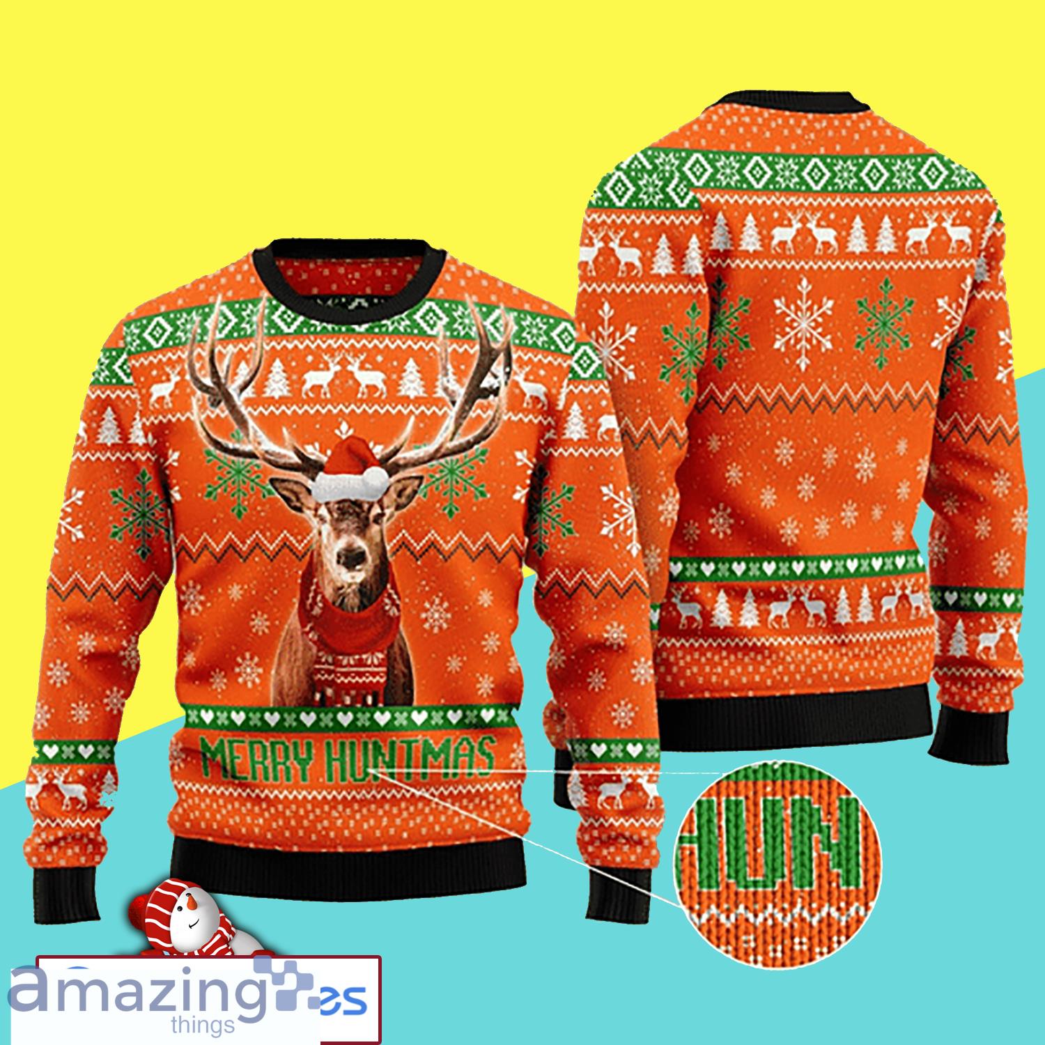 Christmas deer outlet sweater