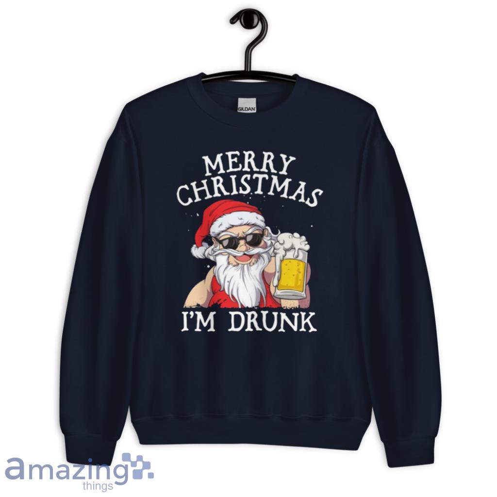 Merry Christmas I'm Drunk Christmas Shirt image Merry Christmas Im Drunk Christmas Shirt - Unisex Crewneck Sweatshirt-1