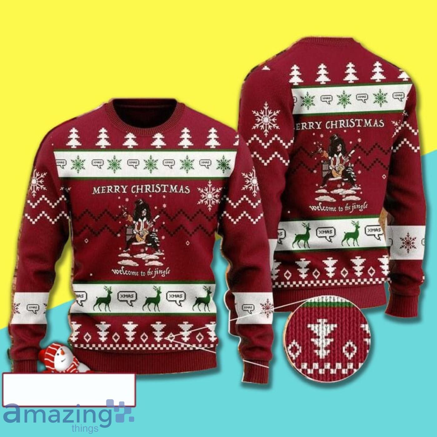 Merry Christmas Welcome To Jingle Of The Year All Over Print 3D Ugly Sweater Product Photo 1