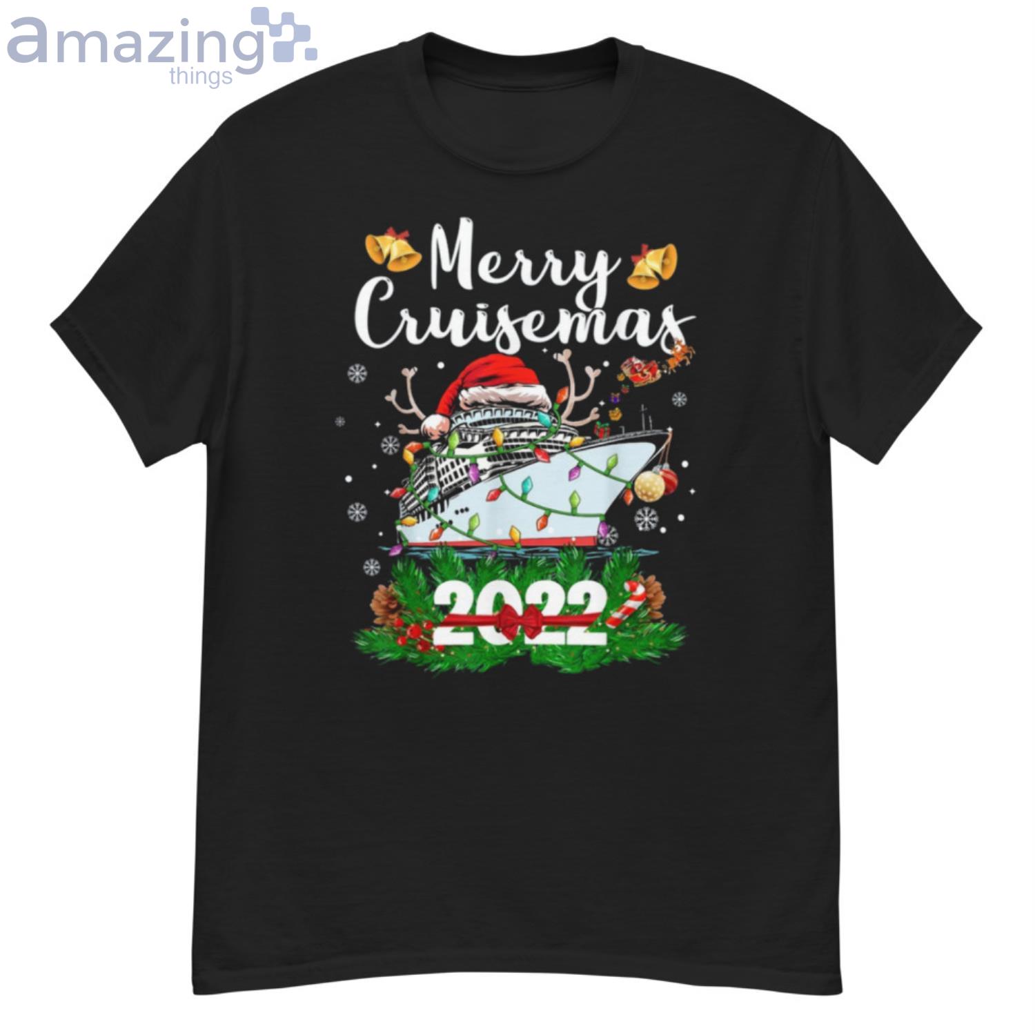Merry Cruisemas 2022 Christmas Santa Reindeer Cruise Shirt Product Photo 1