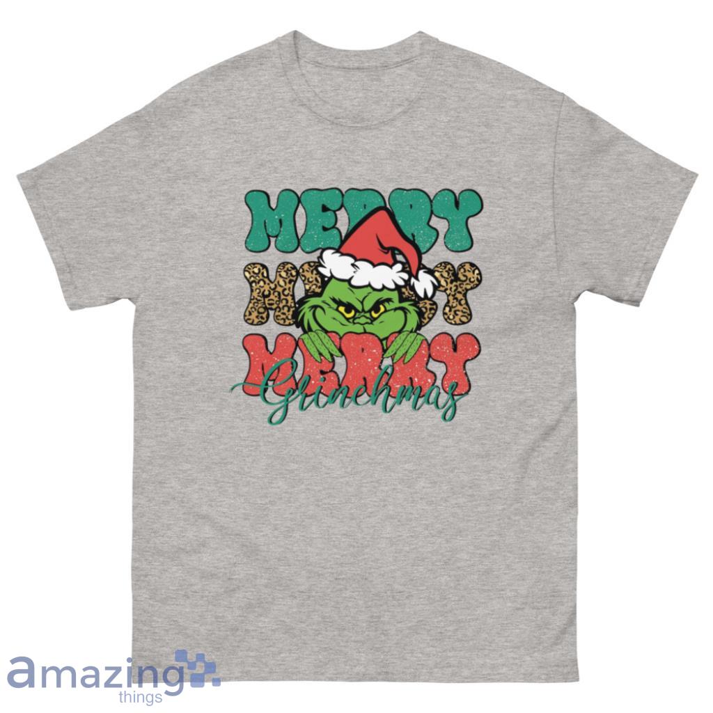 Merry Grinchmas Holiday Chirstmas Shirt - 500 Men’s Classic Tee Gildan