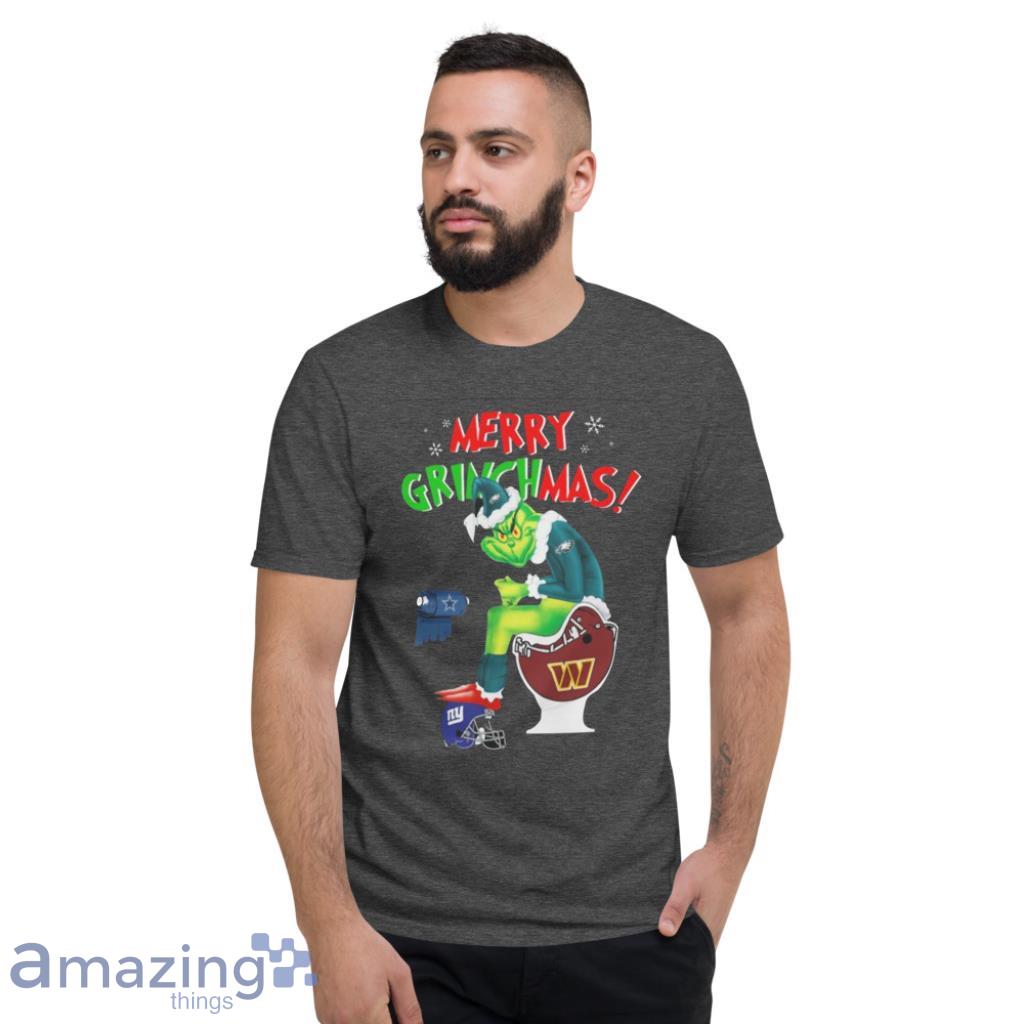 Merry Grinchmas The Grinch Philadelphia Eagles Dallas Cowboys Toilet Paper  Christmas Shirt