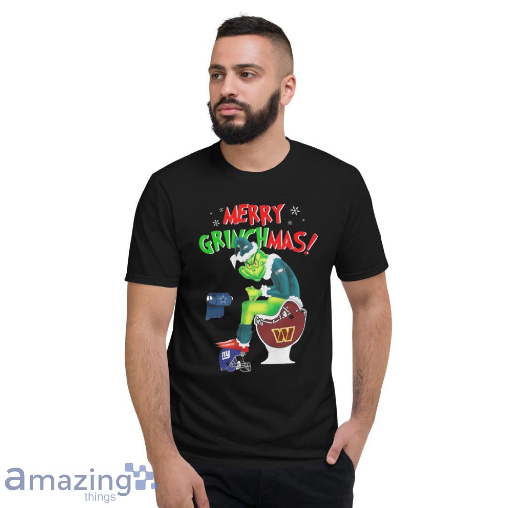 Grinch Hand Holding Philadelphia Eagles Christmas Shirt