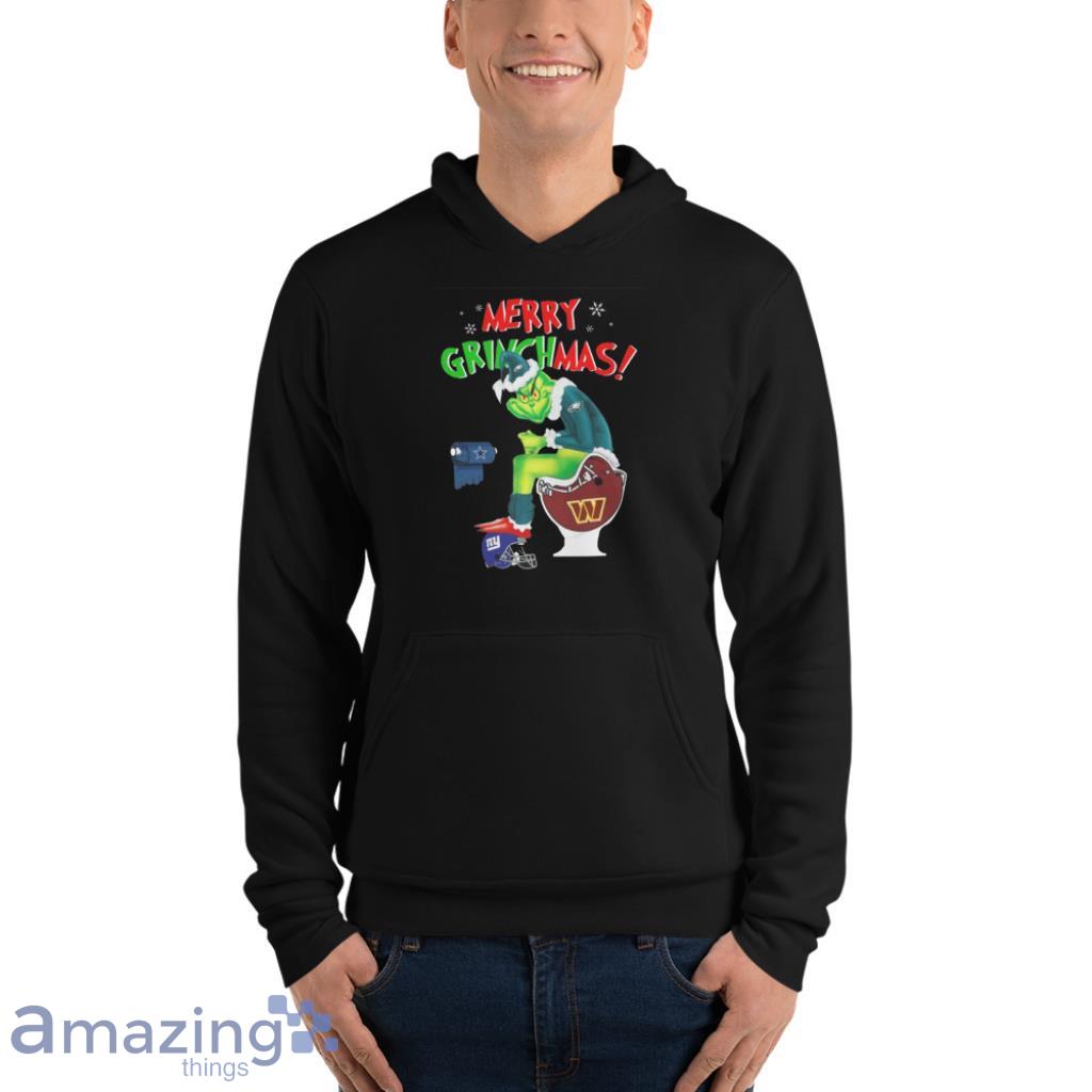 Philadelphia Eagles Shirt Christmas Grinch In Toilet T Shirt