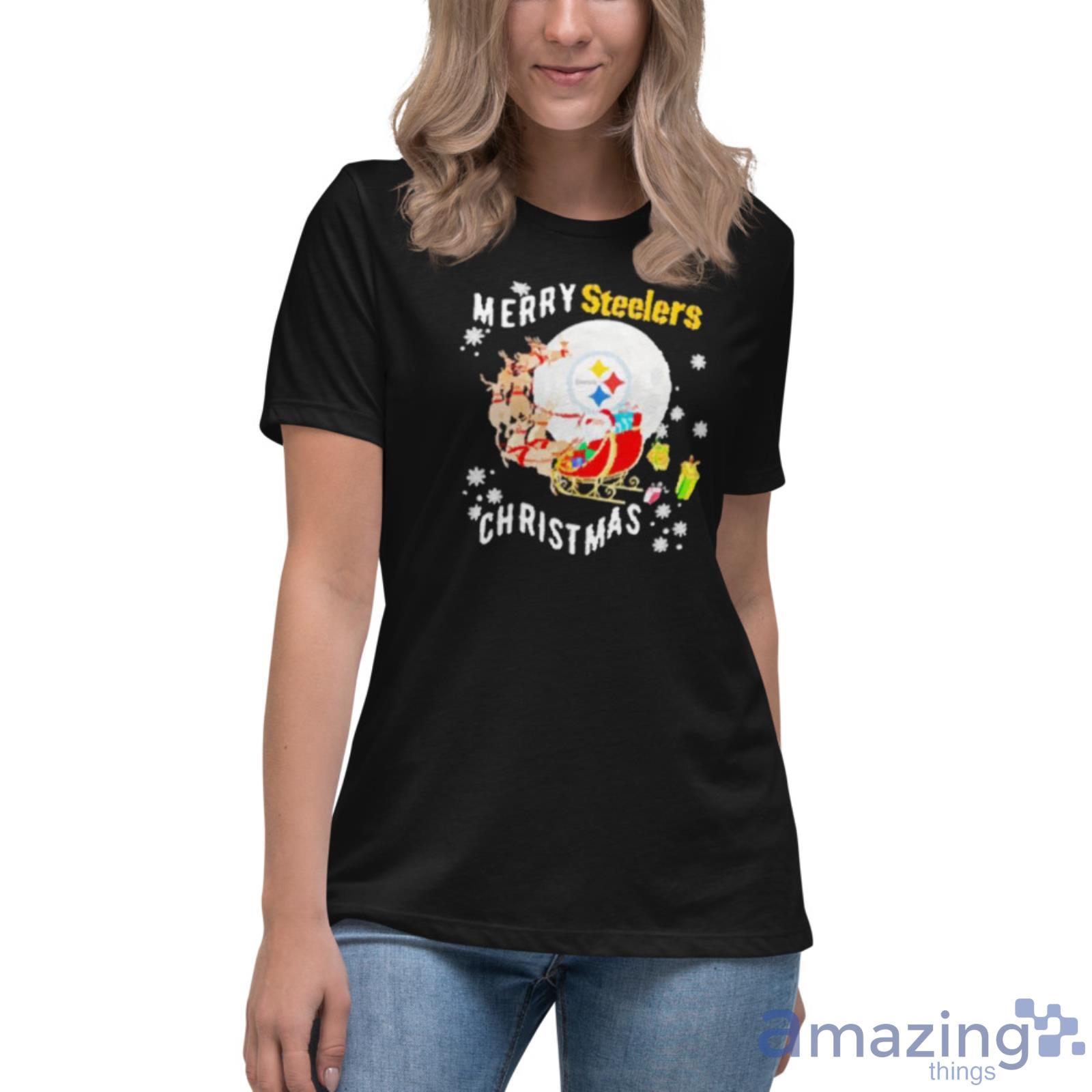 Pittsburgh Steelers Santa Claus Christmas T-Shirt 