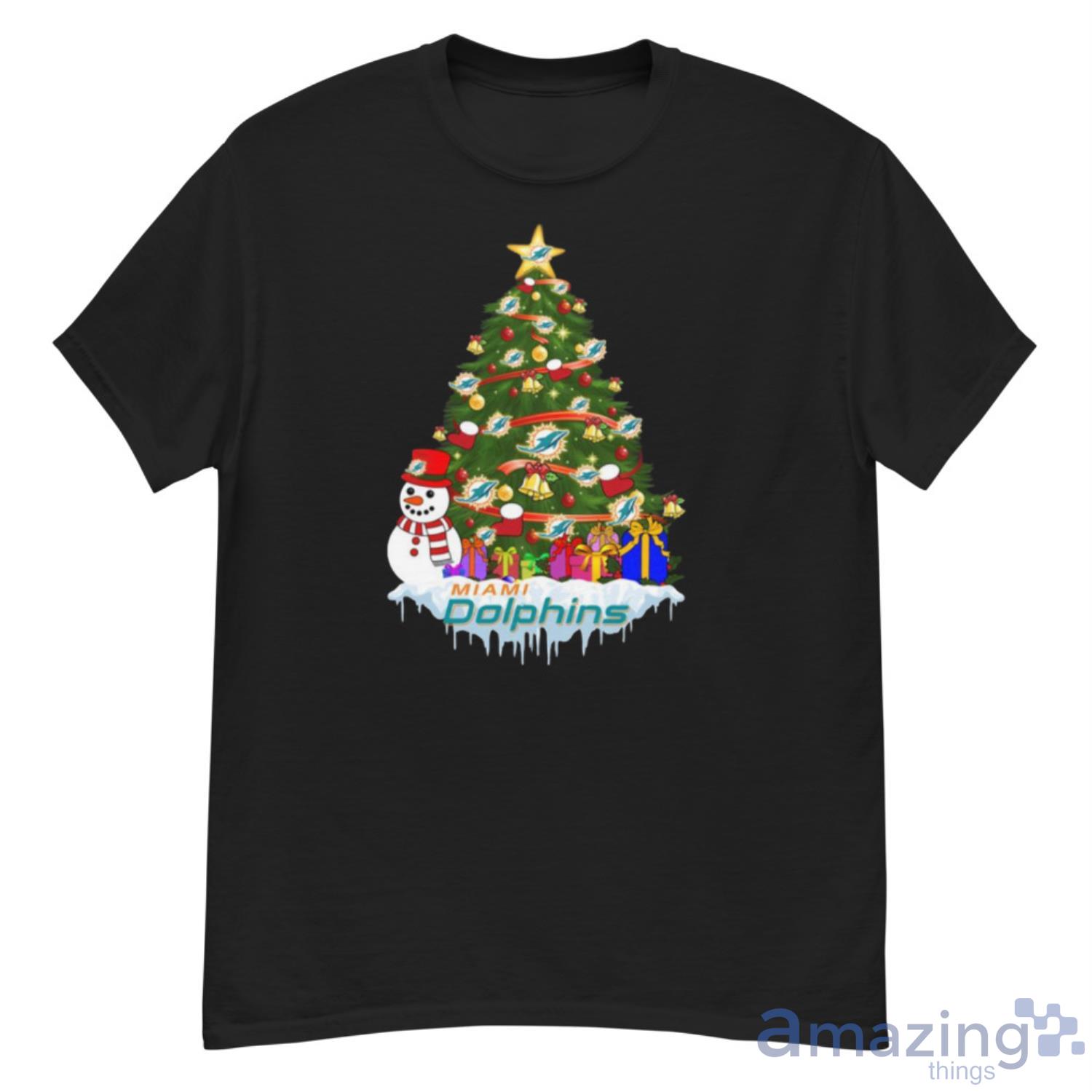 Merry Christmas Miami Dolphins Gift For Fan White S-3XL T-Shirt Men