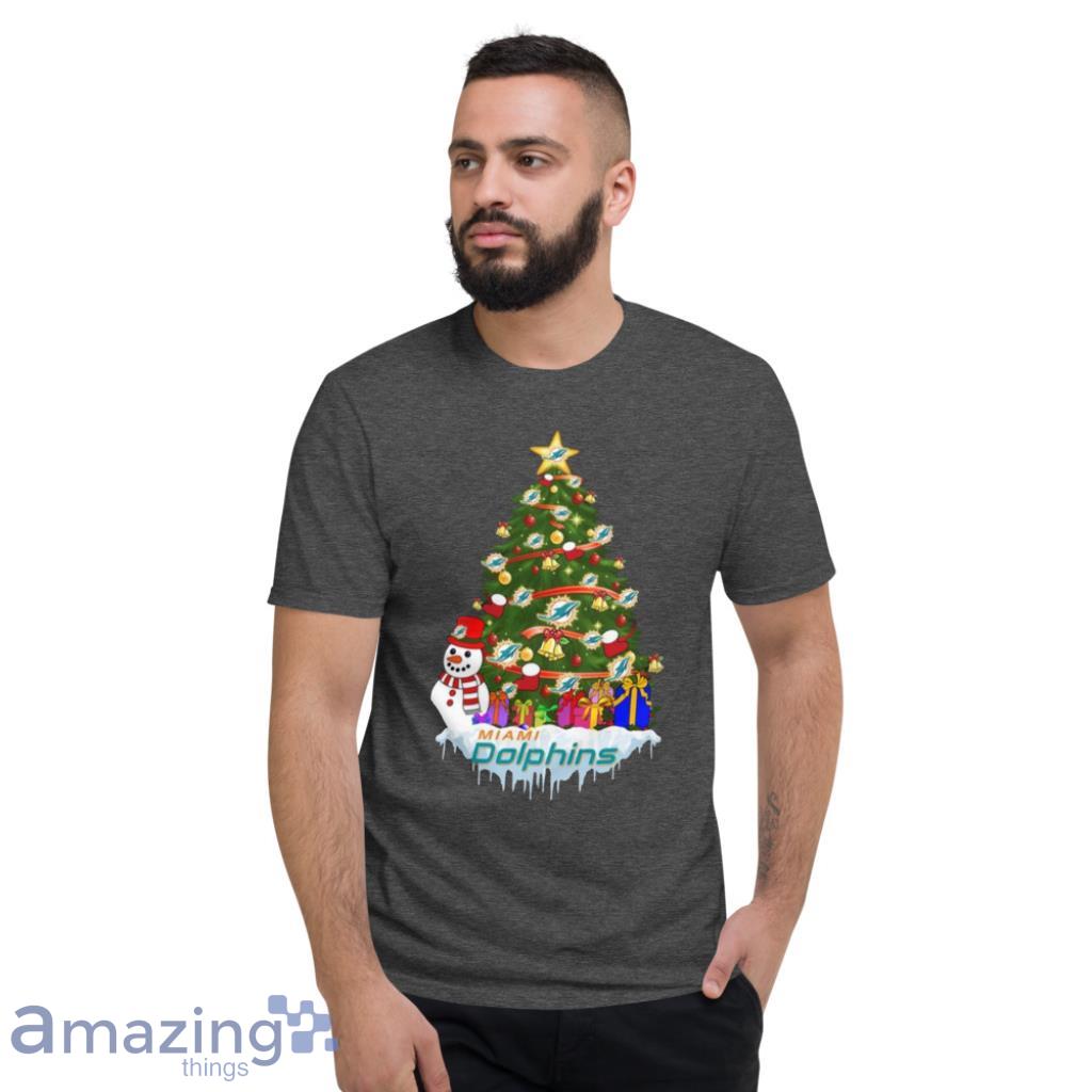 Miami Dolphins Christmas Tree Nfl T-shirt,Sweater, Hoodie, And Long  Sleeved, Ladies, Tank Top