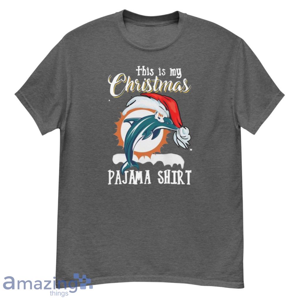 Miami Dolphins Youth Long Sleeve T-Shirt & Pants Sleep Set - Heathered Gray