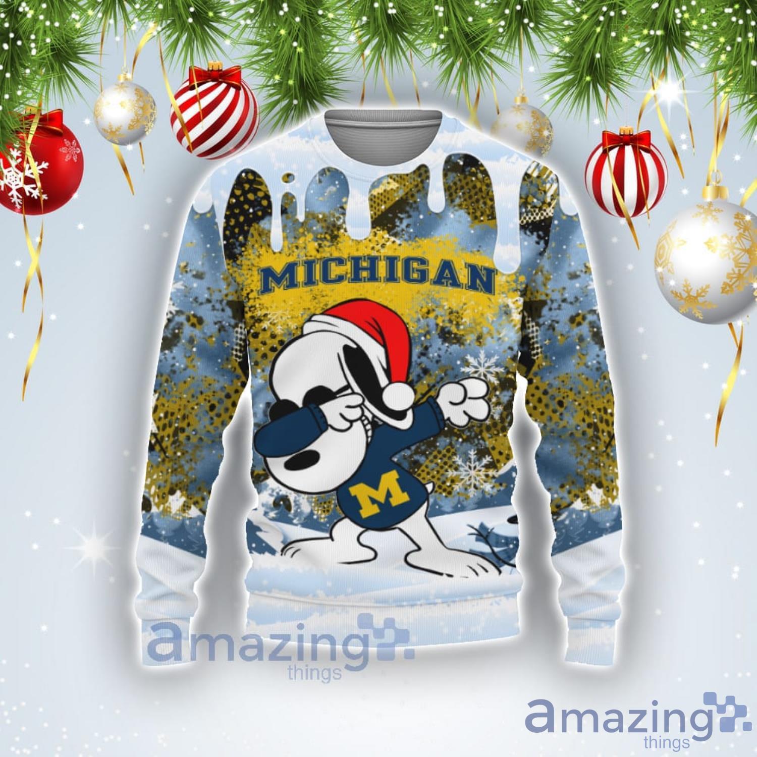 Michigan wolverines sale ugly christmas sweater