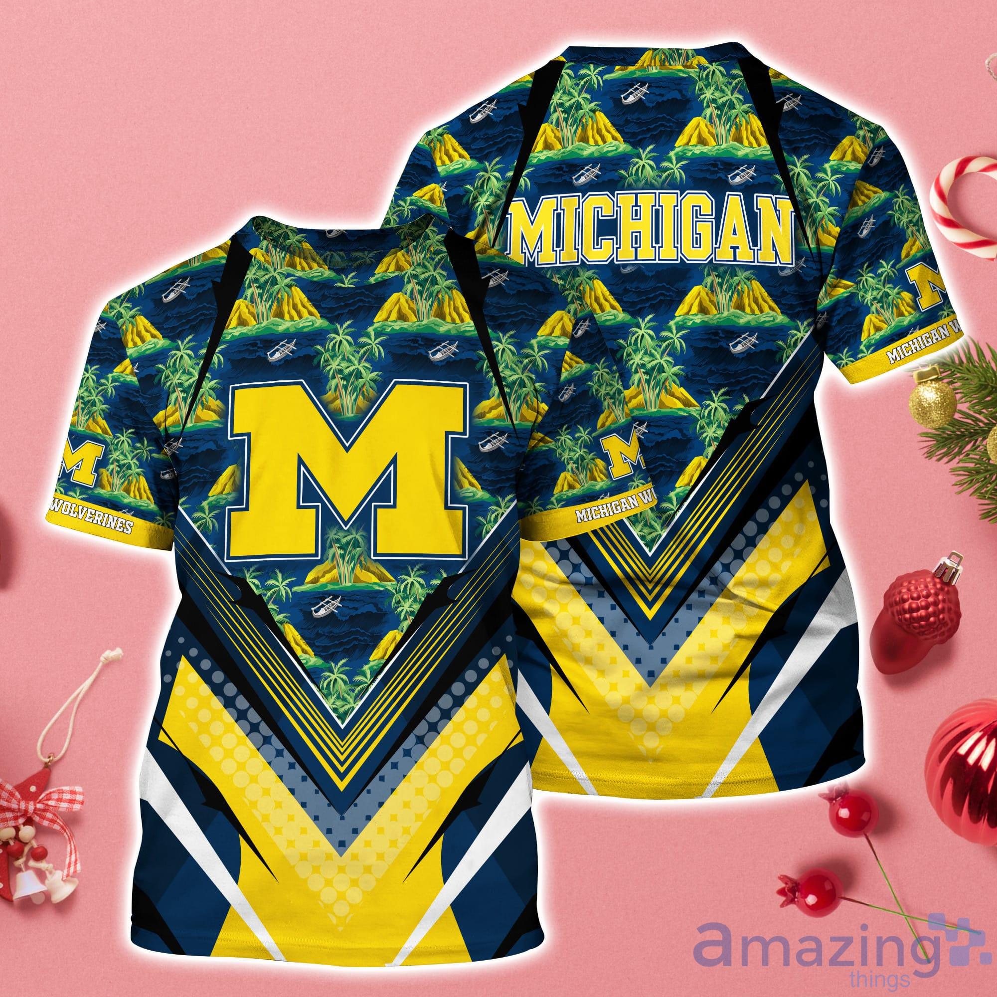 Michigan Wolverines Sport Team 3D T-Shirt For Fans Product Photo 1