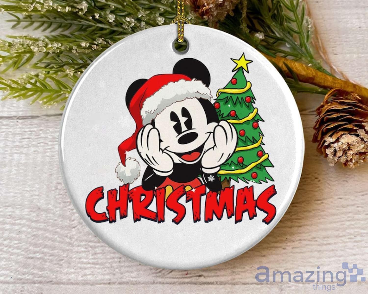 Mickey Christmas Tree Ornament Disney World Christmas Ornament Product Photo 1