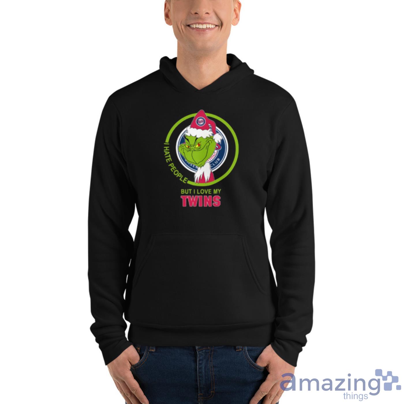 Santa Grinch hug Minnesota Twins shirt, hoodie, longsleeve