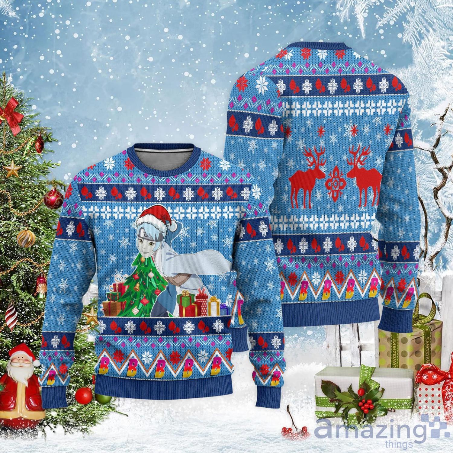 Mitsuki Ugly Christmas Sweater Boruto Custom Christmas Gift For Anime Lover Product Photo 1