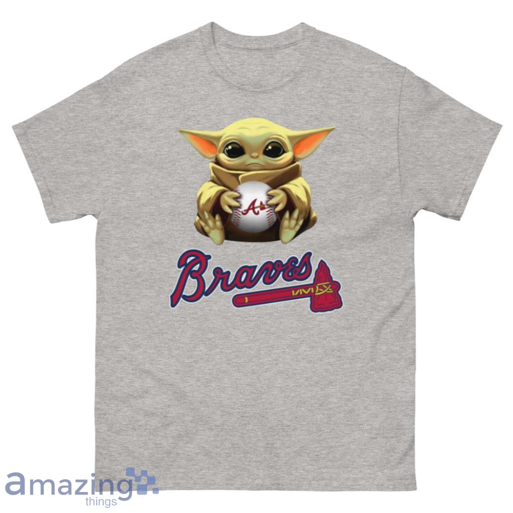 Baby Yoda Star Wars Loves Atlanta Braves Hawaiian Shirt